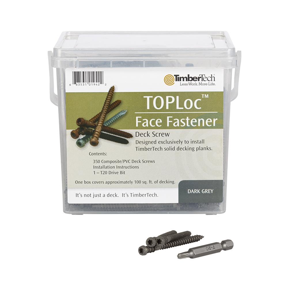 TimberTech TLOC350DG #8 x 2-1/2-in Composite Deck Screws ( 350 -Per Box )