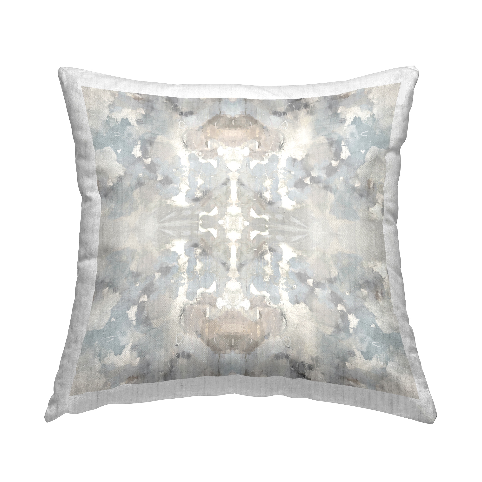 Stupell Industries PLB-613-SQW-18X18 18-in x 18-in Grey Square Indoor Decorative Pillow