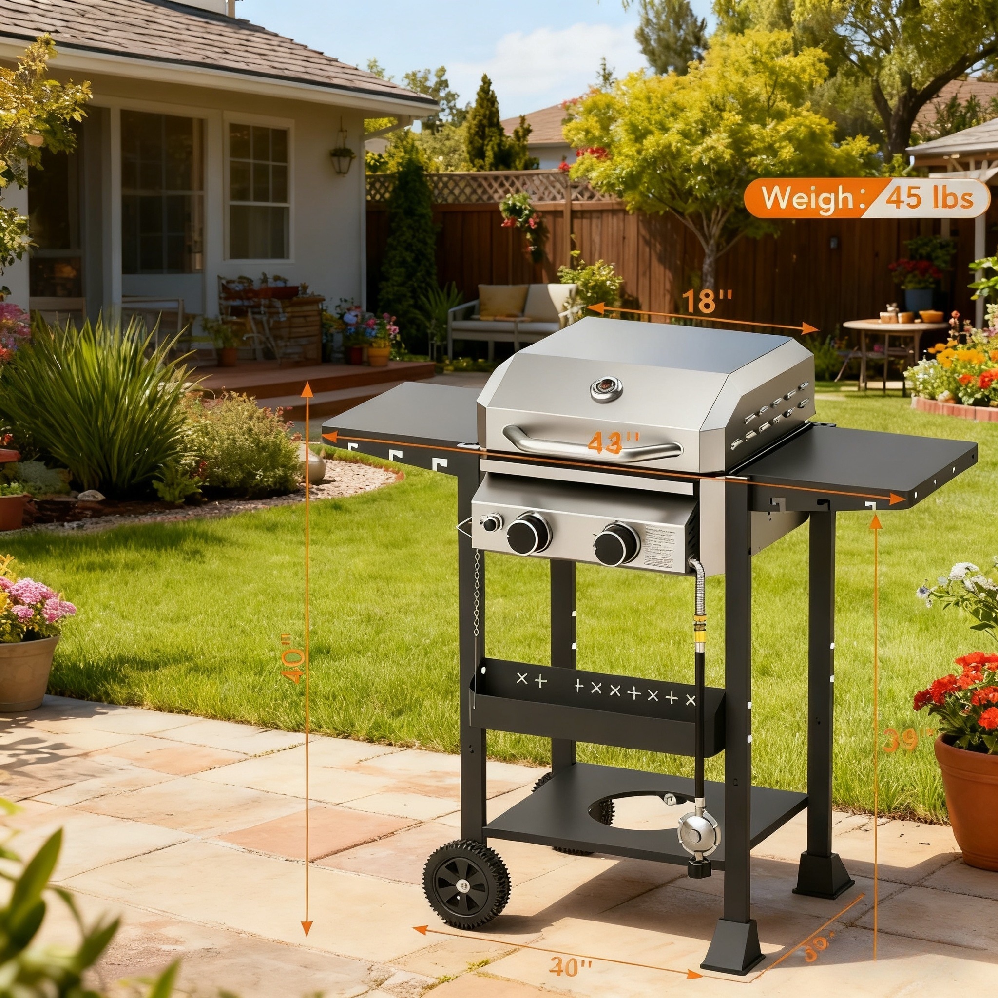 COWSAR LSE00031GBA0 Gas-Grill - View #8