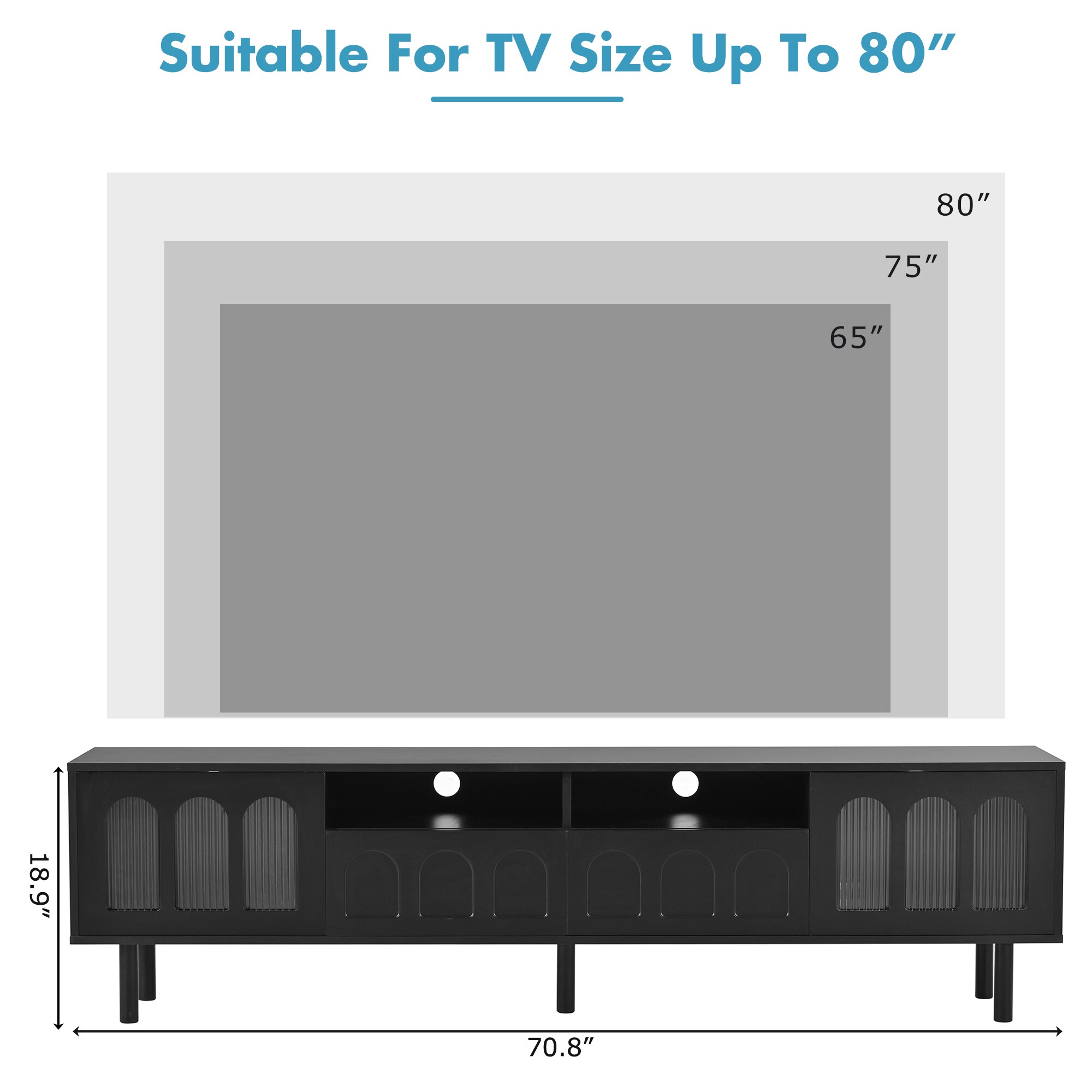 ModernLuxe N721P180476B Tv-Stands - View #6