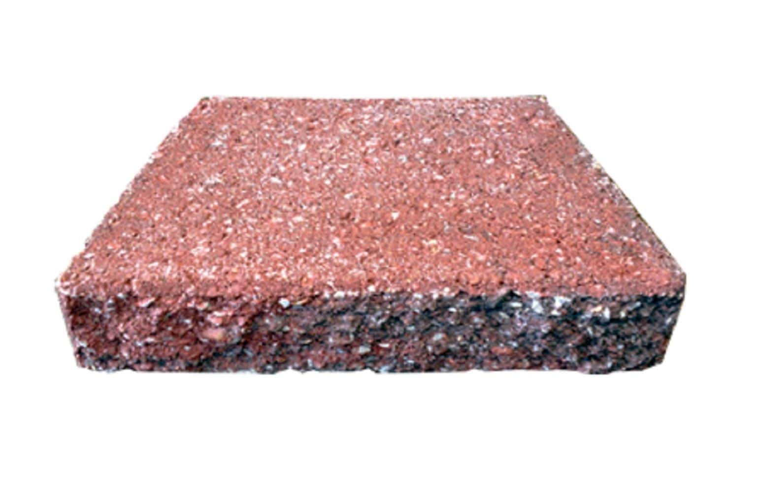 2.38-in H x 12-in L x 9-in D Red-charcoal/split Face Concrete Retaining Wall Cap | - Midwest Products Group MBR3062019