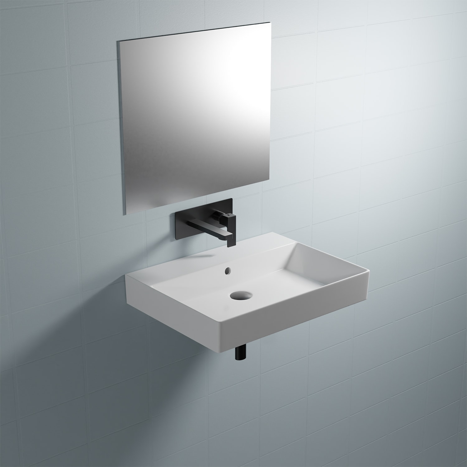 WS Bath Collections ENERGY 70.00 Bath-Sink - View #4