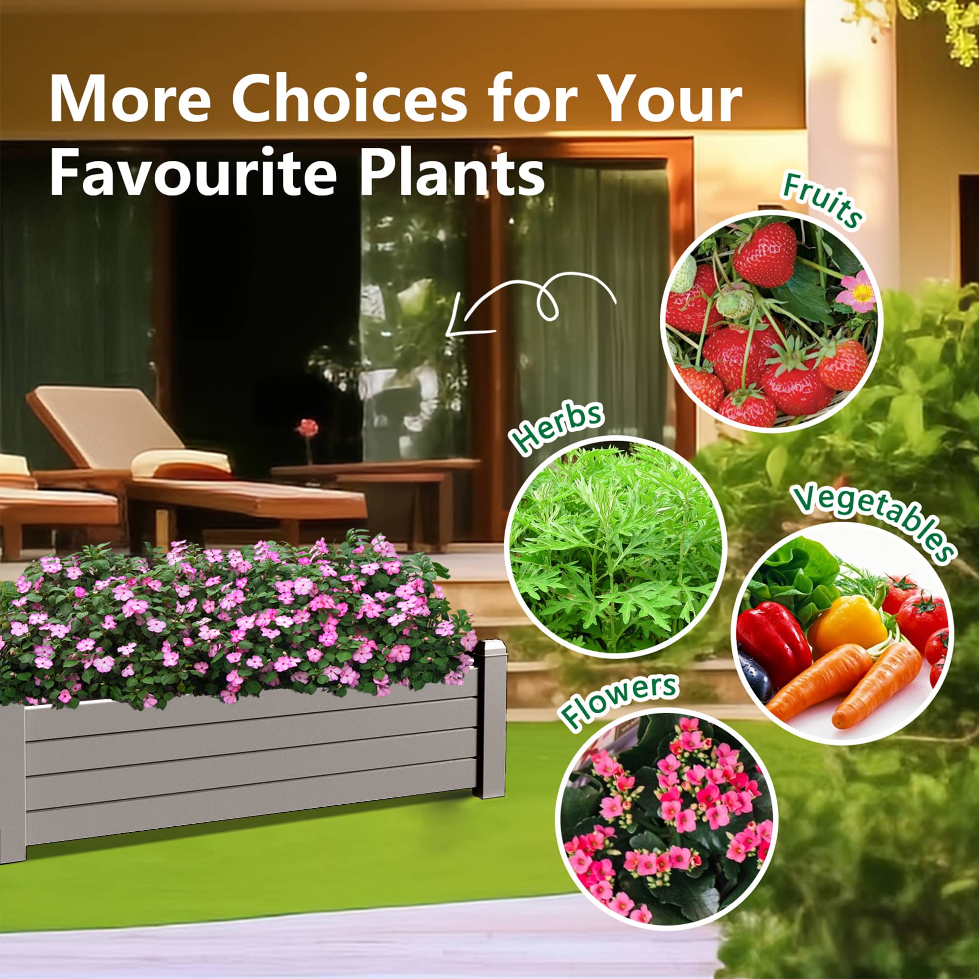 Vynxaria LESX2664SUYIPTJ007 Planter-Window-Box - View #4