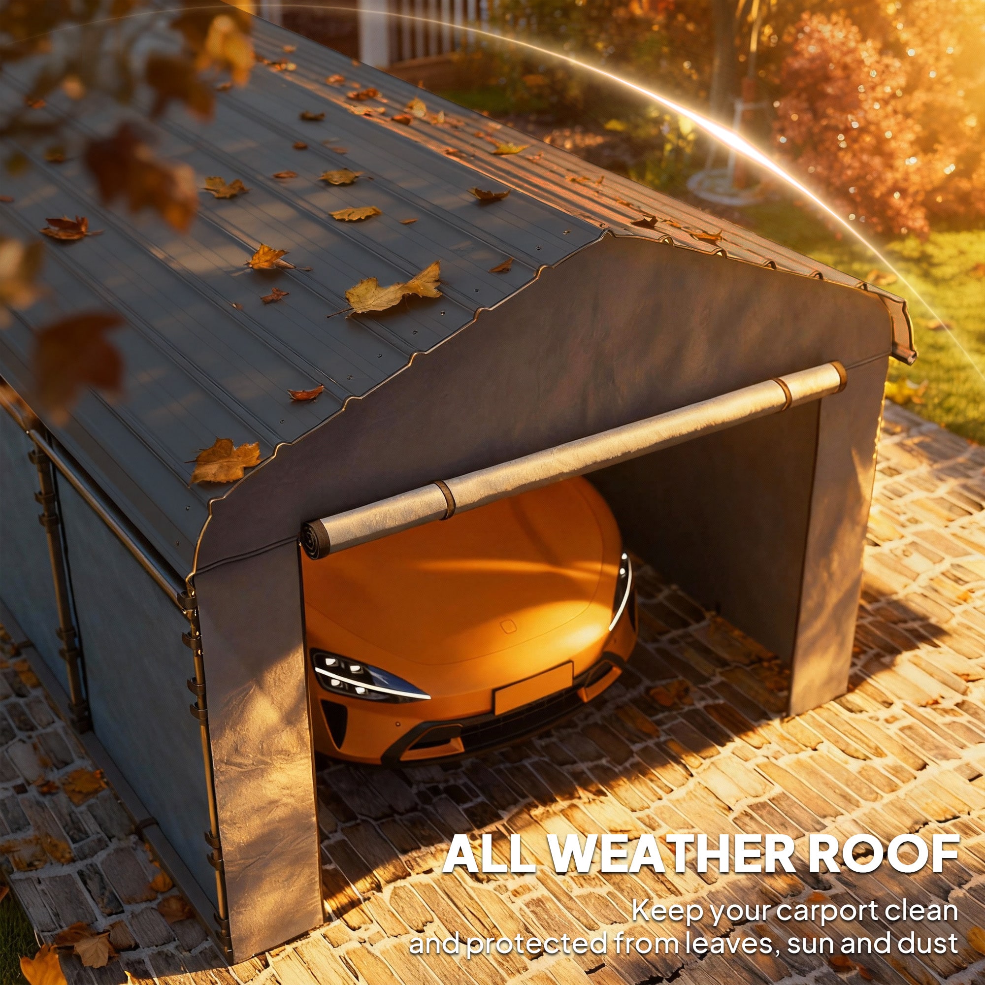 Outsunny 84C-565V03CG Carport-Covers - View #9