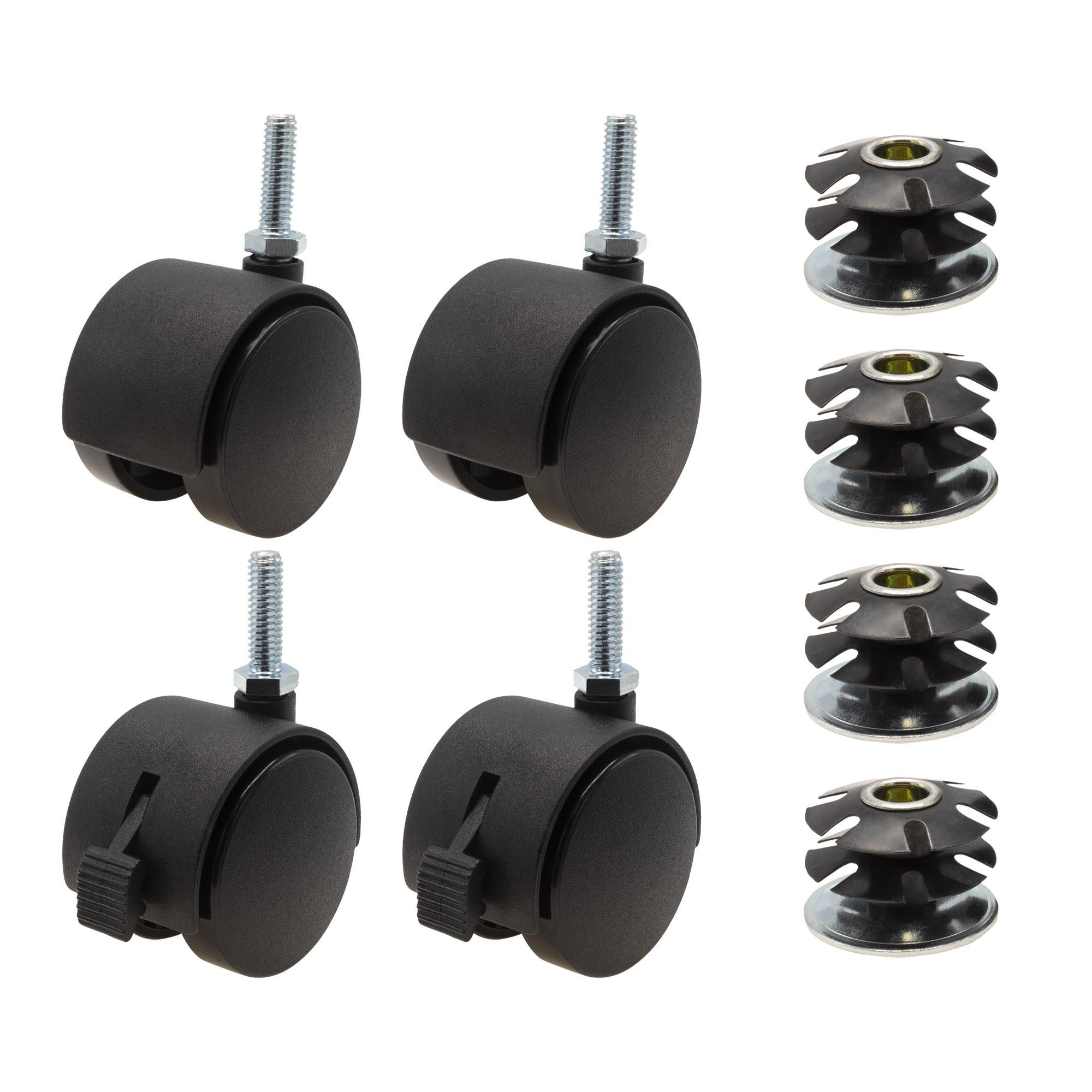 Outwater 3P1.14.00154 2-in Rubber Swivel Caster