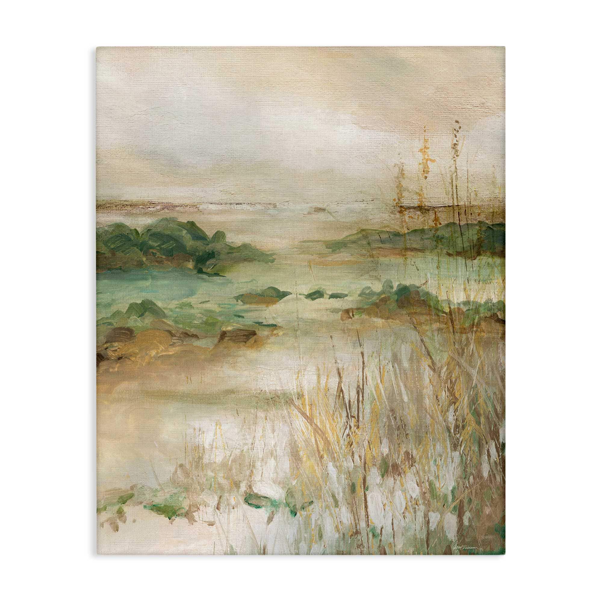 Stupell Industries BS-291-CN-36X48 Abstract Marshland Pond Canvas Wall Art By Carol Robinson 36 x 48