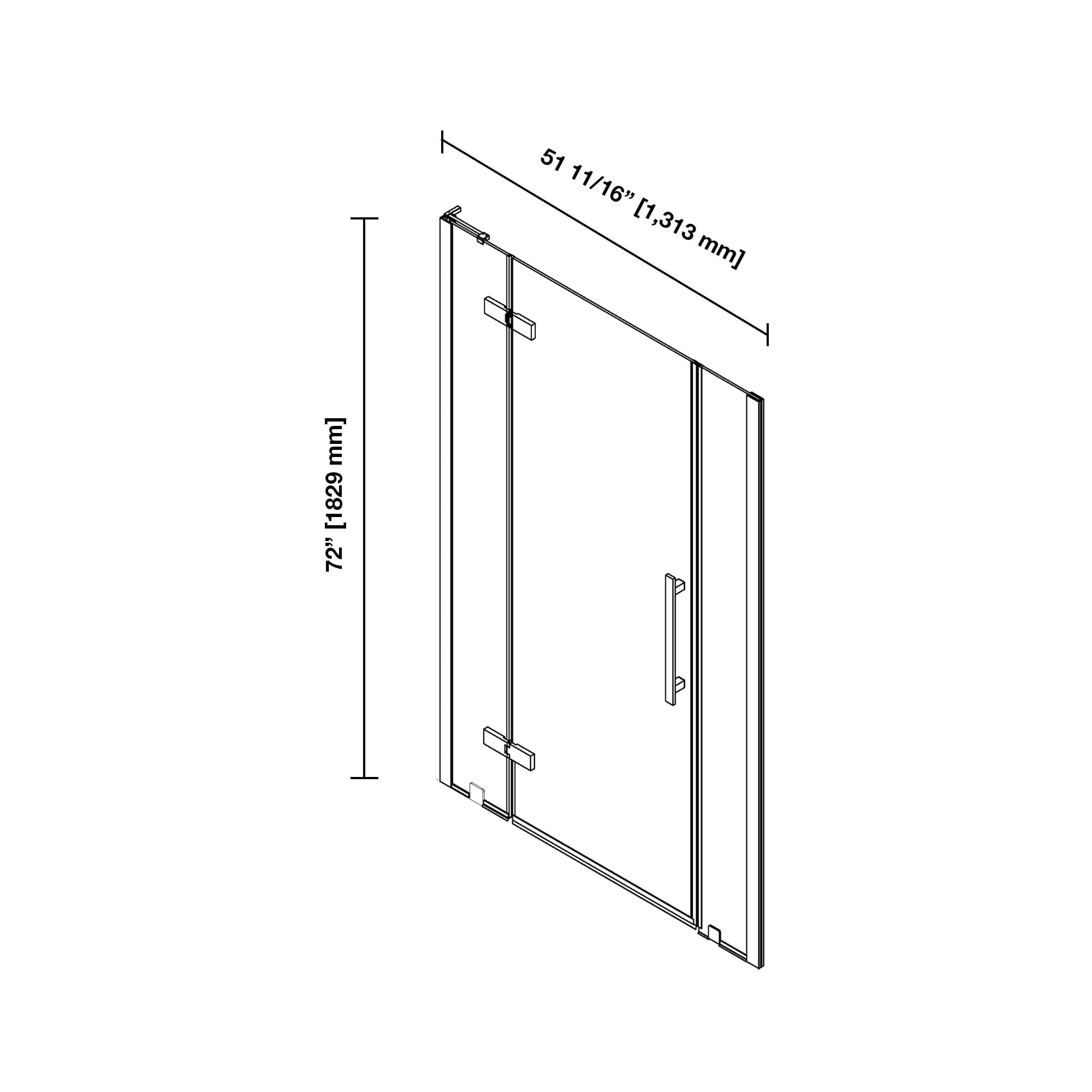 OVE Decors 15SGP-TAMP54-SAT Shower-Doors - View #4