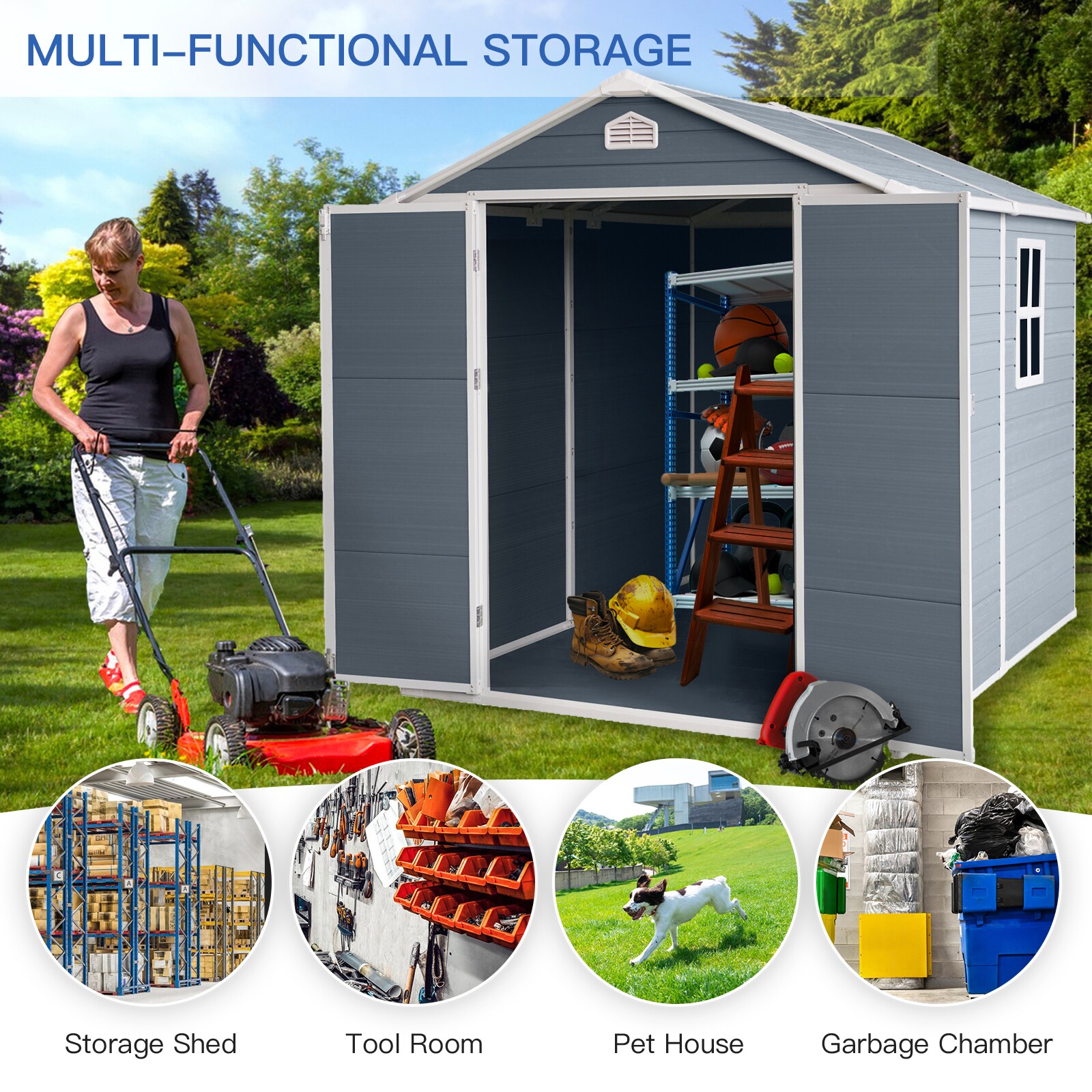 Mondawe MD-WWC00021 Vinyl-Resin-Storage-Buildings - View #6