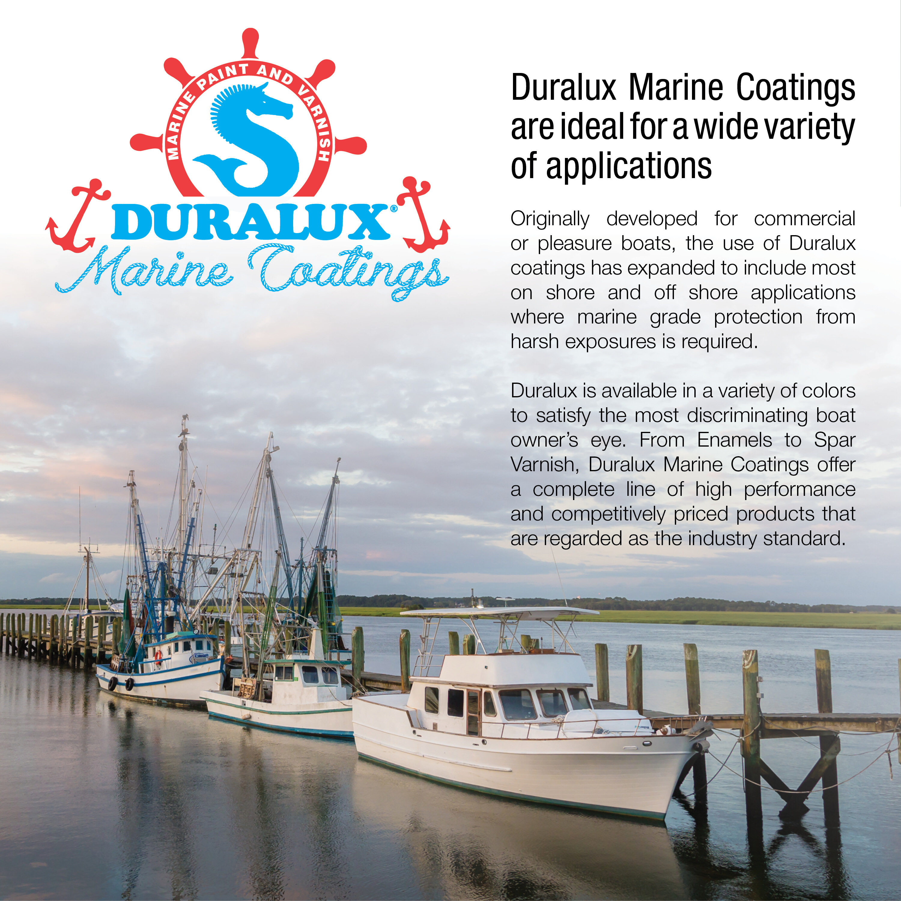 Duralux Marine Enamel Cruiser Blue / 1 Gallon