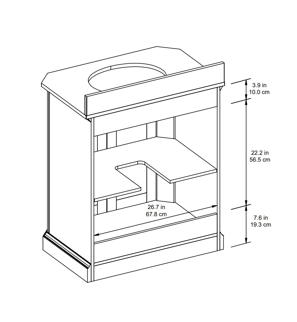 allen + roth LWSF30VB Bath-Vanity-Combo - View #9