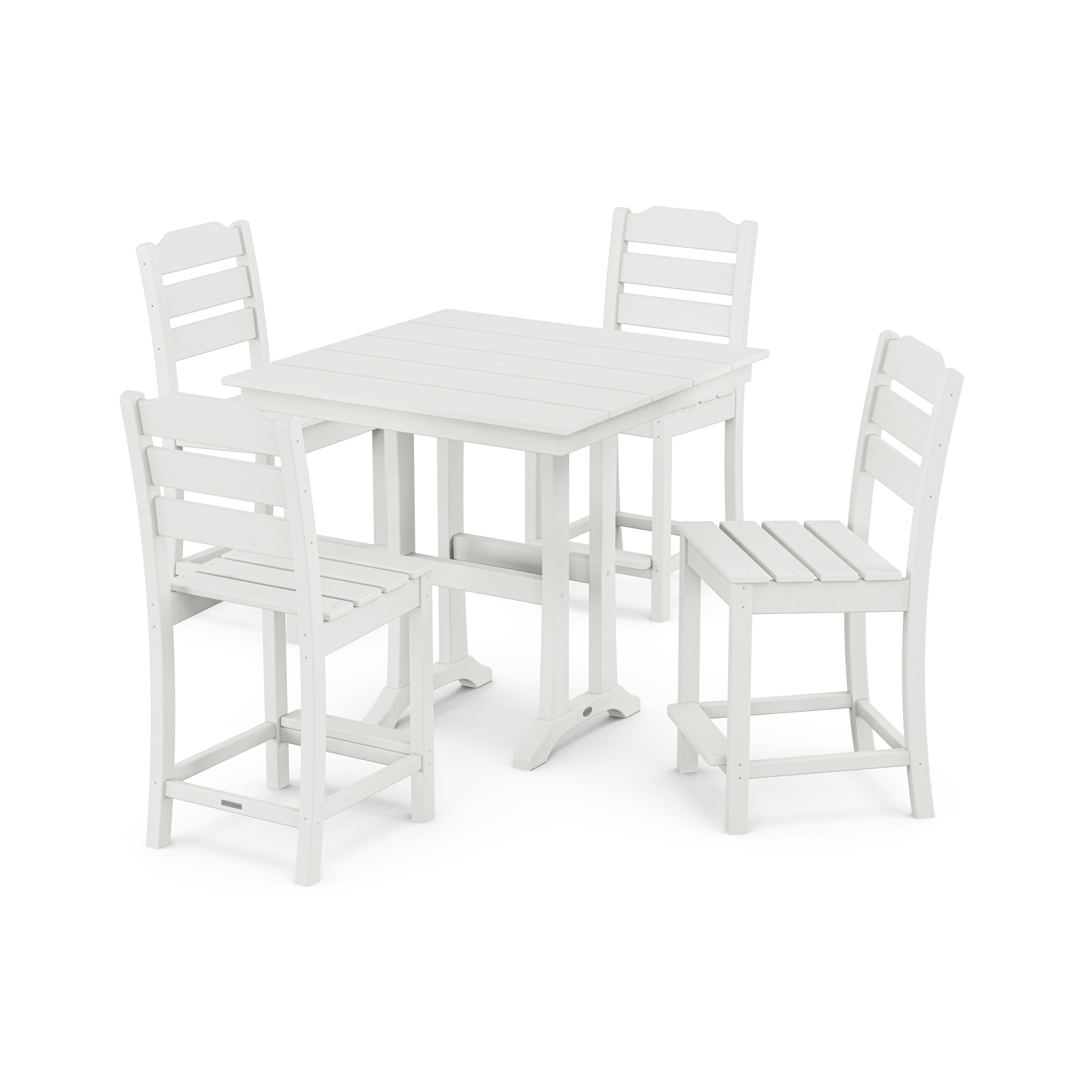 POLYWOOD PWS2535-1-WH Patio-Dining-Sets - View #2