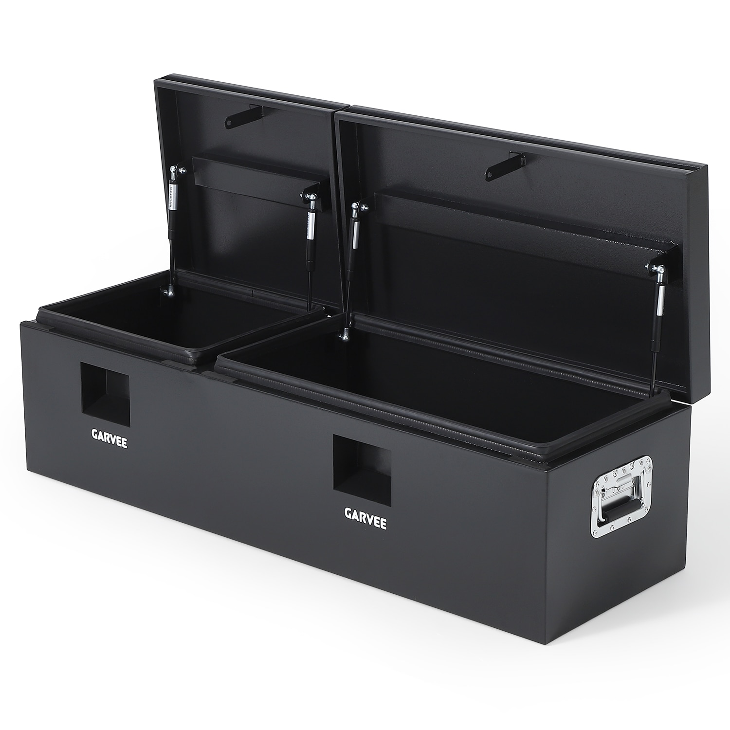 Garvee - Heavy Duty Steel Truck Bed Tool Box Truck Tool Box with Side Handle Waterproof Trailer S...
