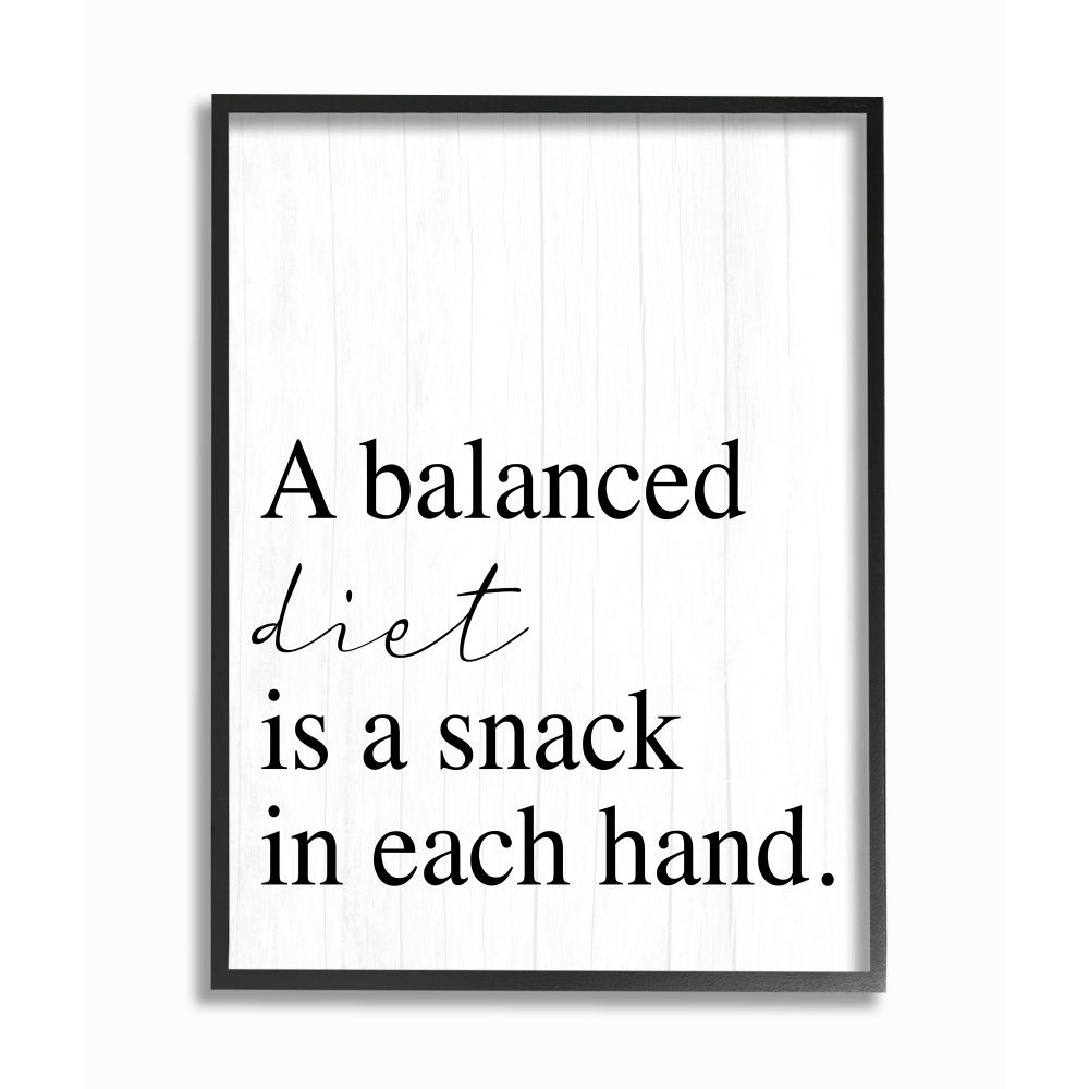 balanced-diet-is-snacking-humor-kitchen-food-phrase-wall-art-at-lowes