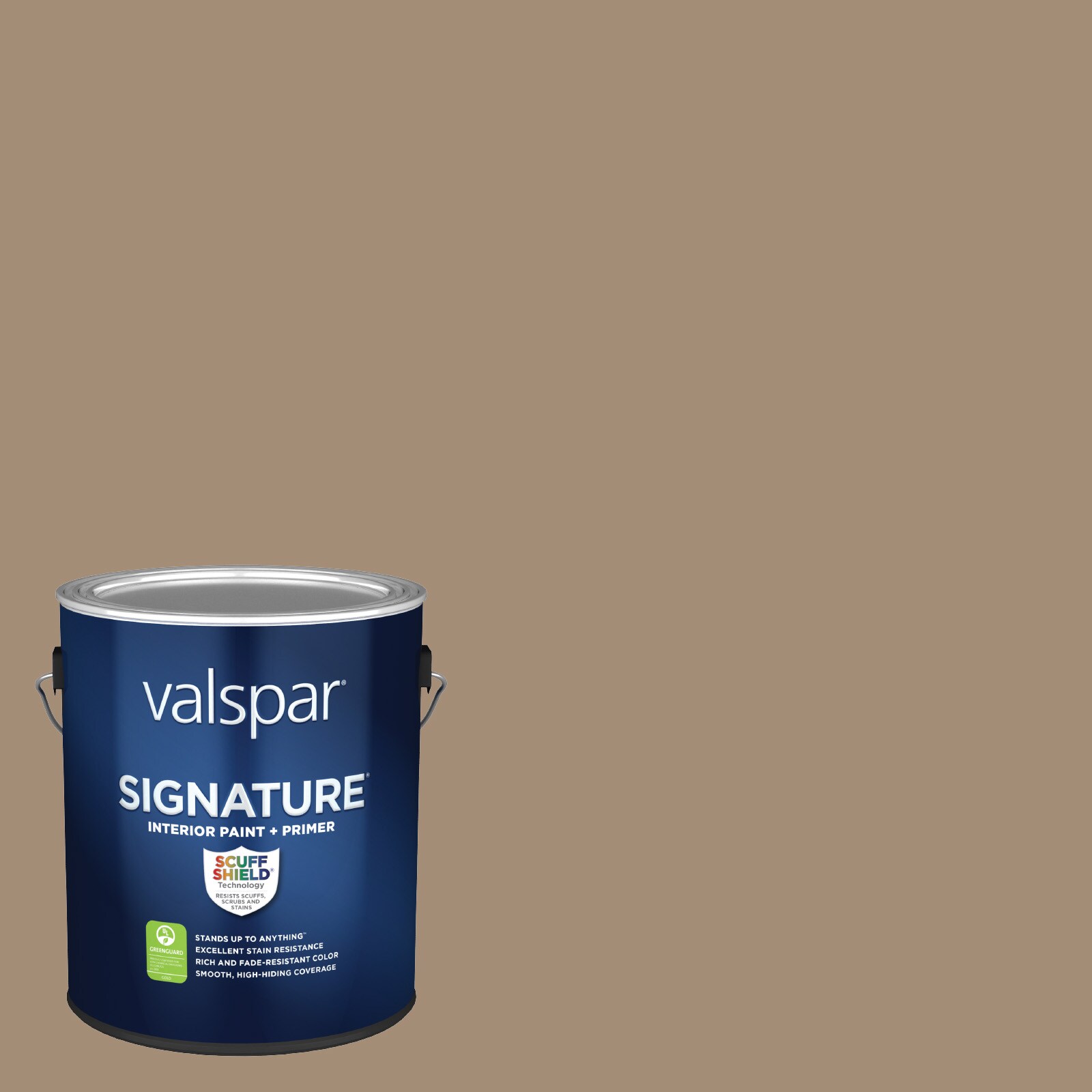 Valspar HGSW2504-773978 Signature Semi-gloss Truffle Oil HGSW2504 Latex Interior Paint Paint + Primer ( 1-gallon )