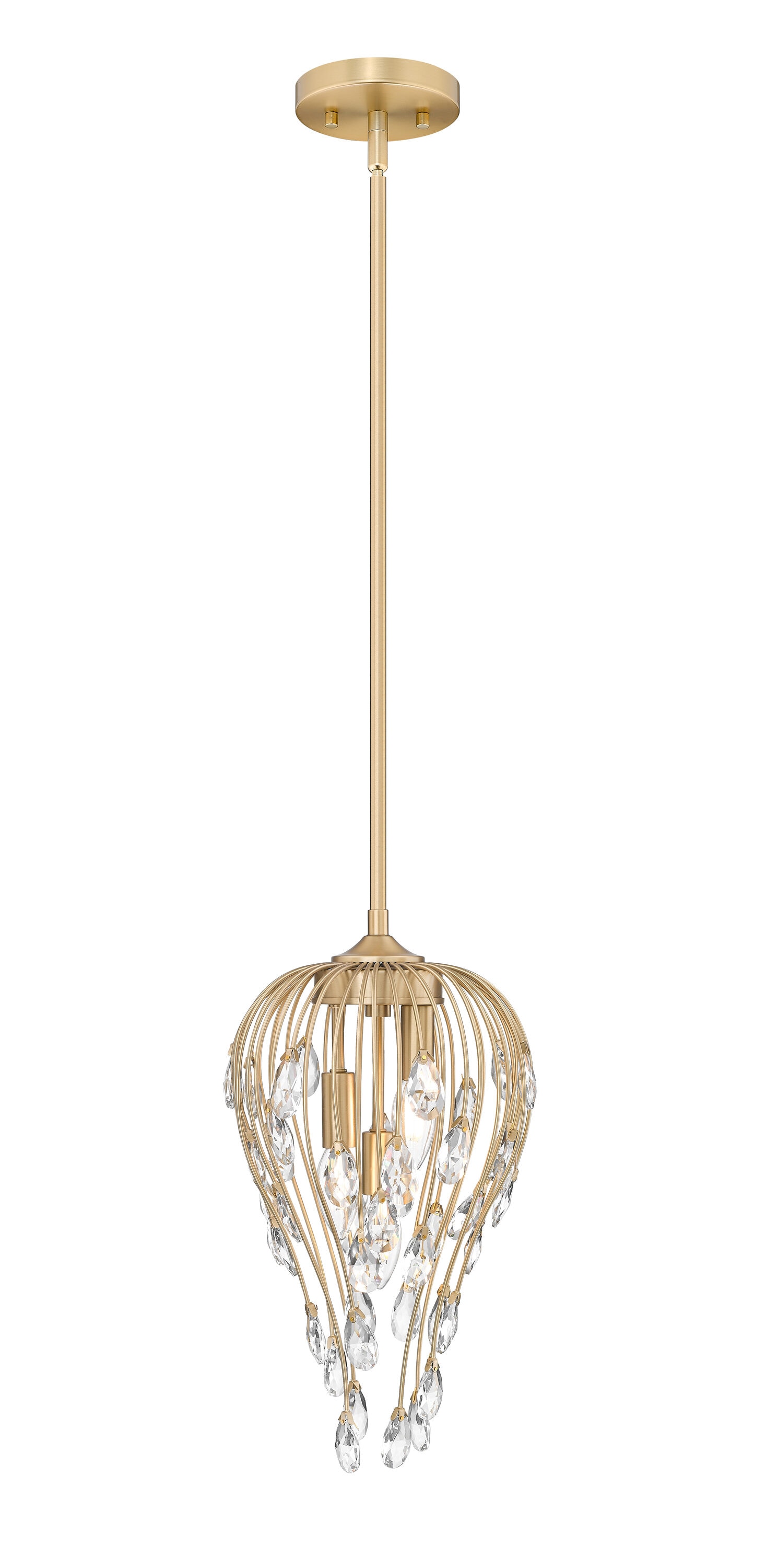 Z-Lite Gabriella Modern Gold 17.5 in 3 Light Pendant