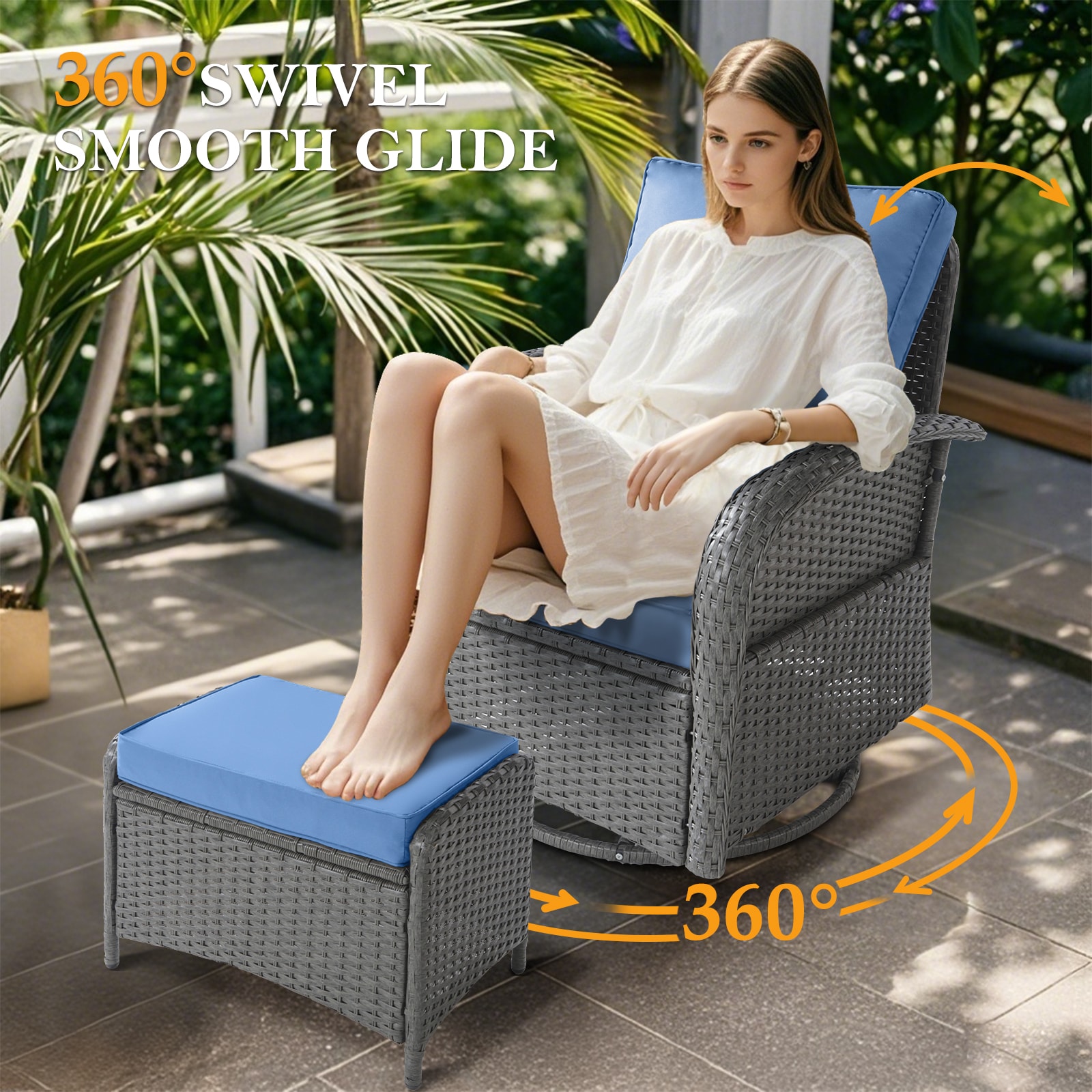 NOBLEMOOD LS-2031BU Patio-Conversation-Sets - View #3