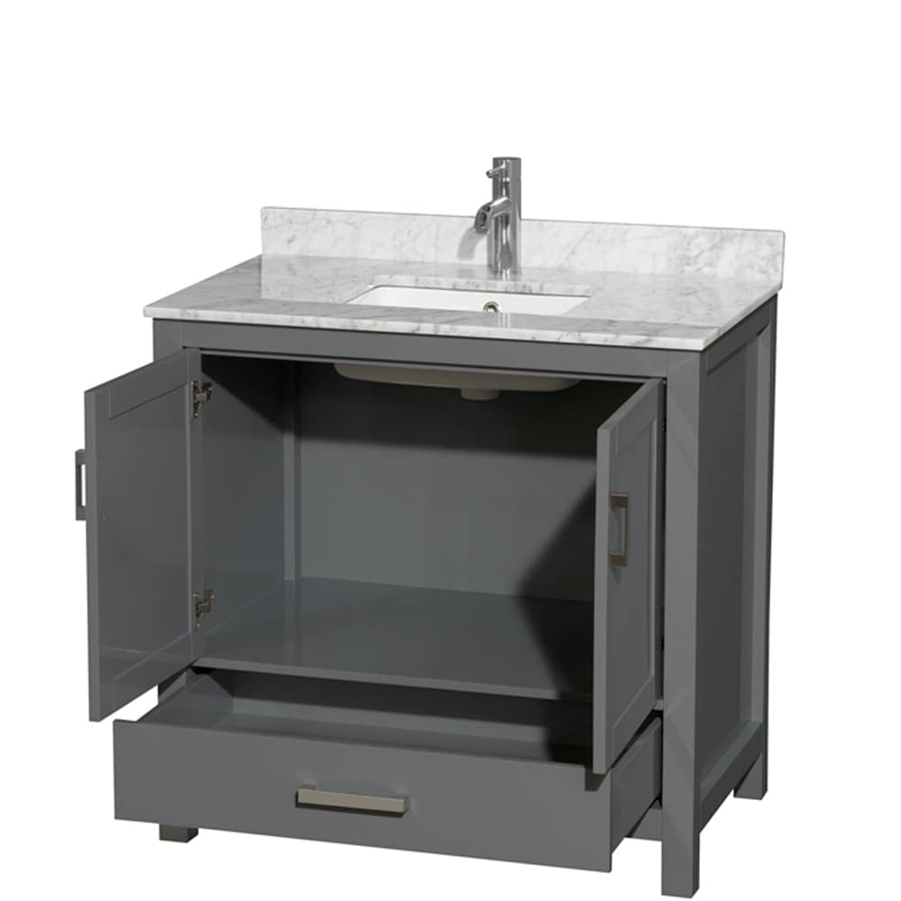 Wyndham Collection WCS141436SKGCMUNSMXX Bath-Vanity-Combo - View #2