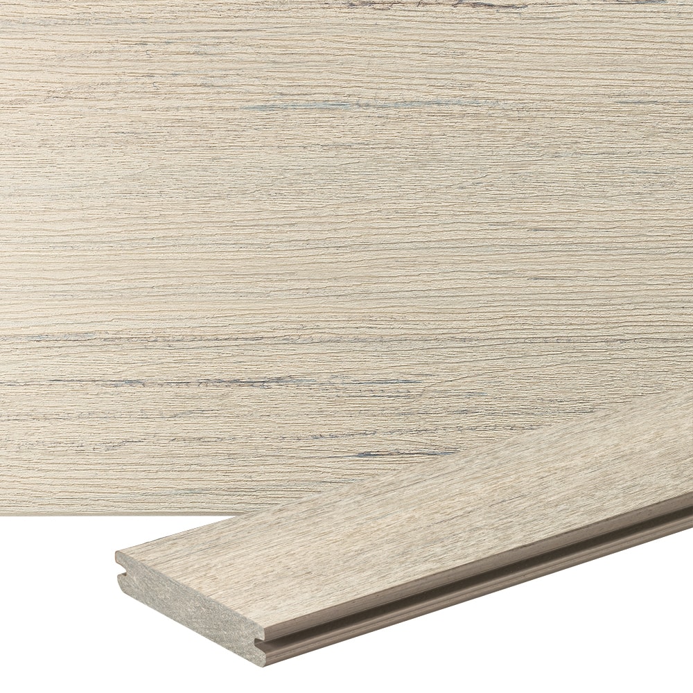 TimberTech RCGV5420RC Reserve 1-in x 6-in x 20-ft Reclaimed Chestnut Grooved Composite Deck board