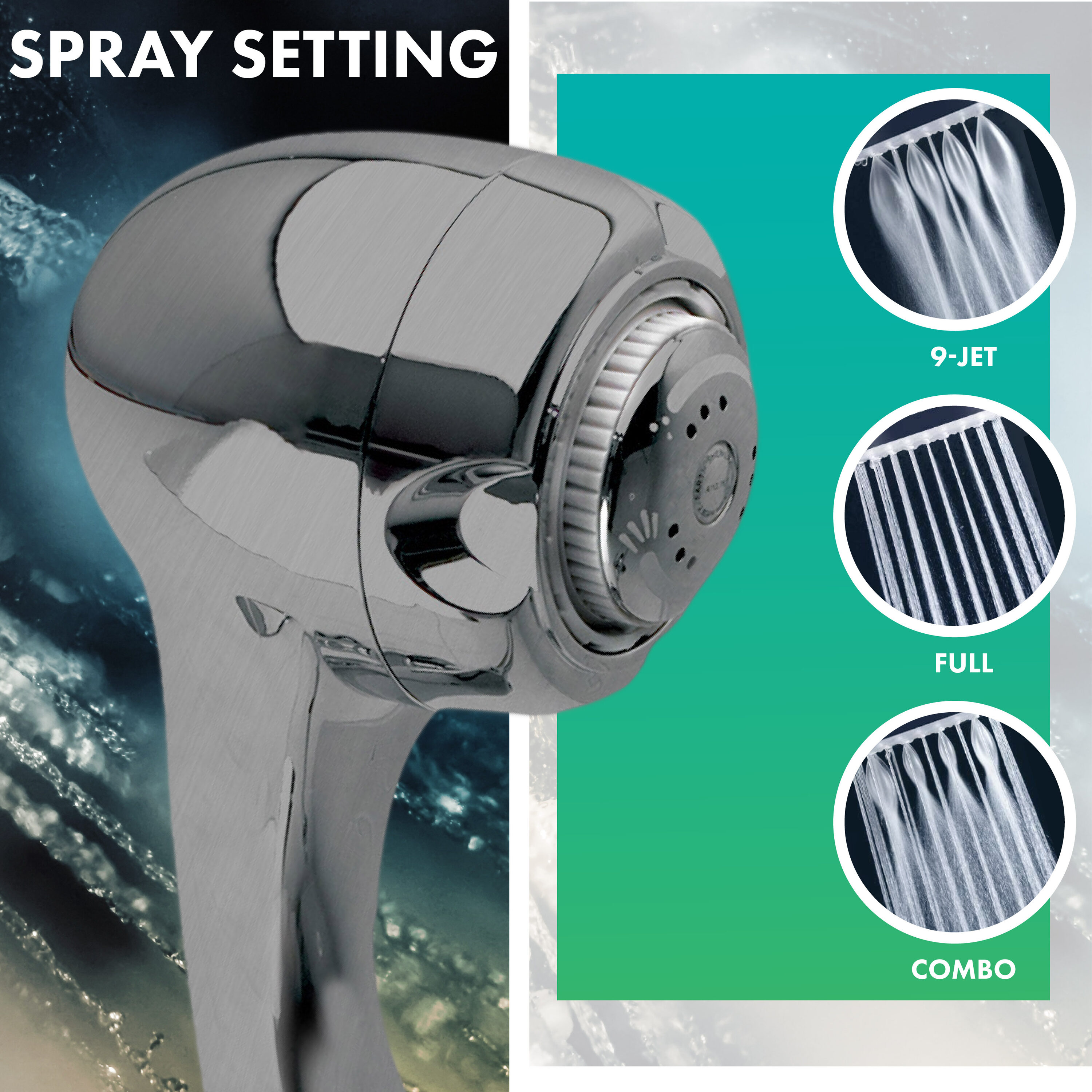 Niagara Conservation N2945BN-1PK Fixed-Showerhead - View #4