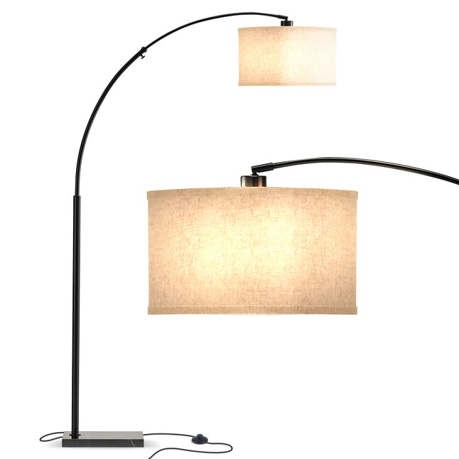Classic Black Arc Floor Lamp, Replacement Lampshade For Arc Floor Lamp