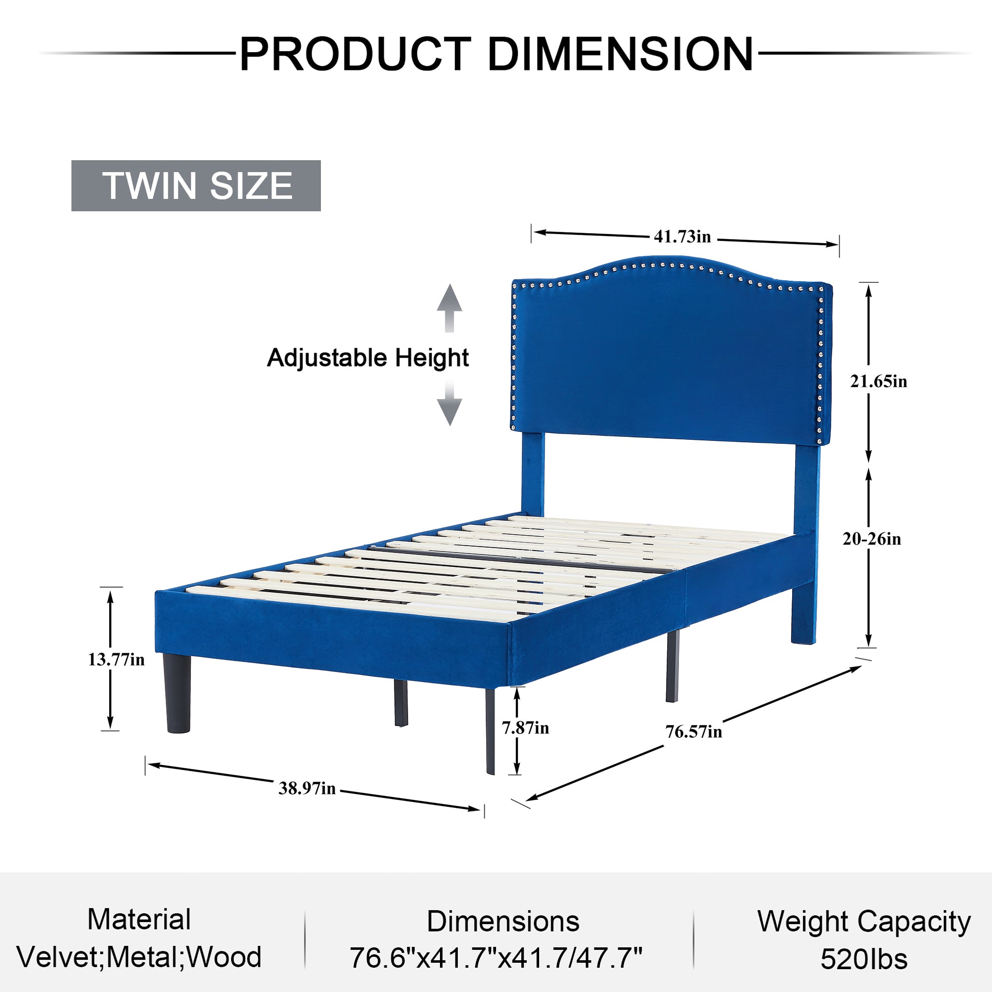 Vecelo LOE-CY-TB03-DBLU beds - View #3