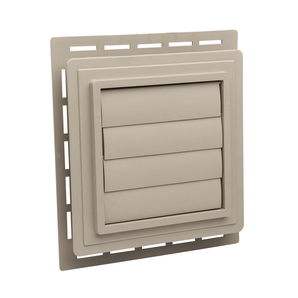 Ply Gem EXVENTL PC 7.5-in x 8.5-in Clay/Woodgrain Vinyl Universal Mounting Block
