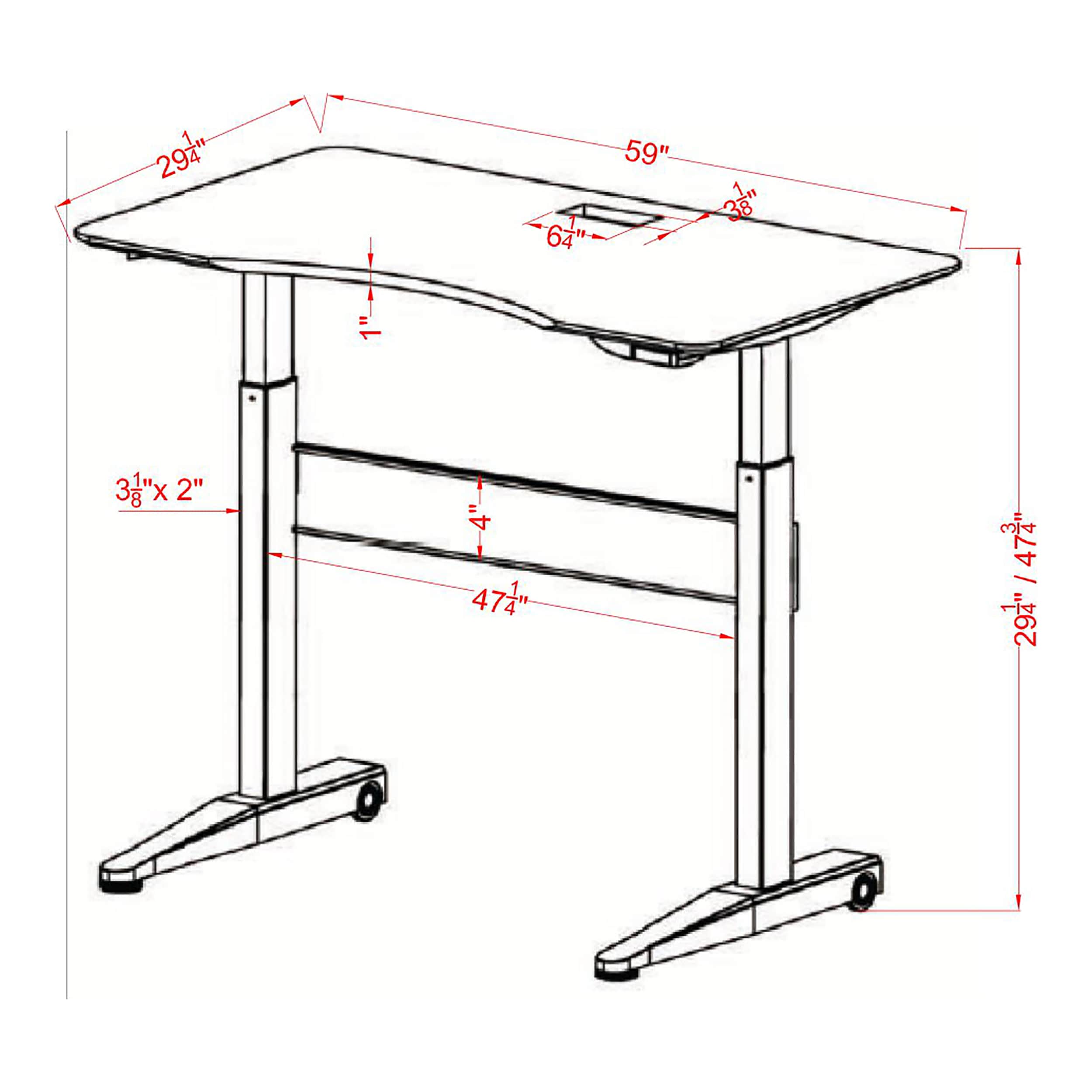 Furniture of America IDF-DK6092BK-L desks - View #10