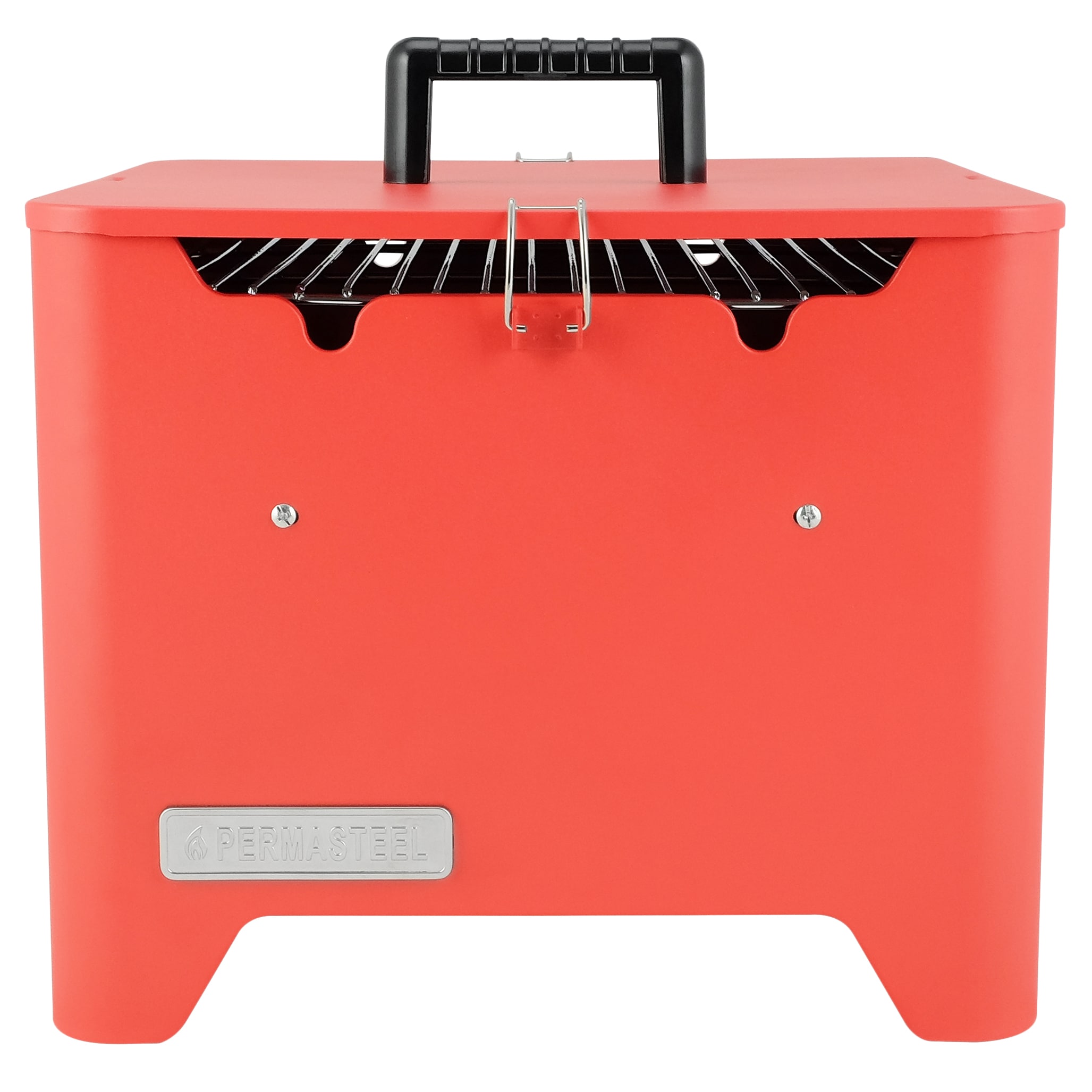 Permasteel PG-40C10-RD 153-Sq. in Red Portable Charcoal Grill