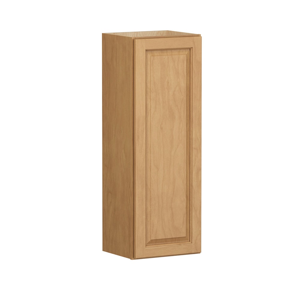 Shenandoah Stemson 12-in W x 42-in H x 12-in D Rye Maple Wall Cabinet