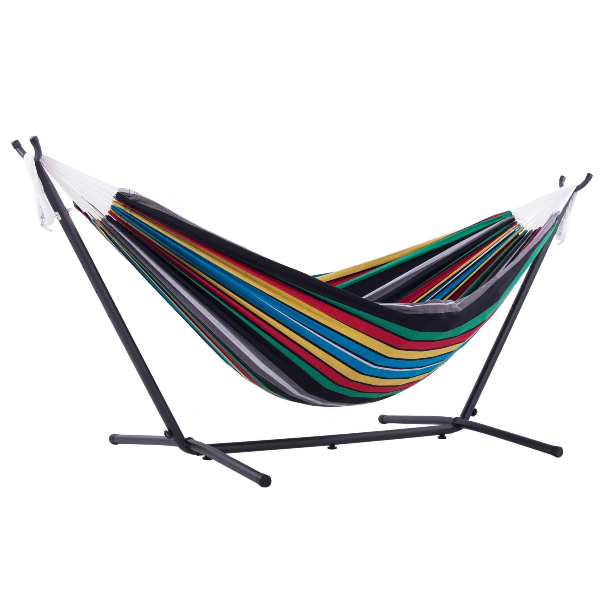  Double Cotton Hammock Comfortable Daybed with Steel Stand 9 Feet Rio Night