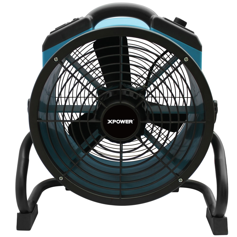 XPOWER P-630HC 1/2 HP Air Mover with Telescopic Handle & Wheels & Carpet Clamp