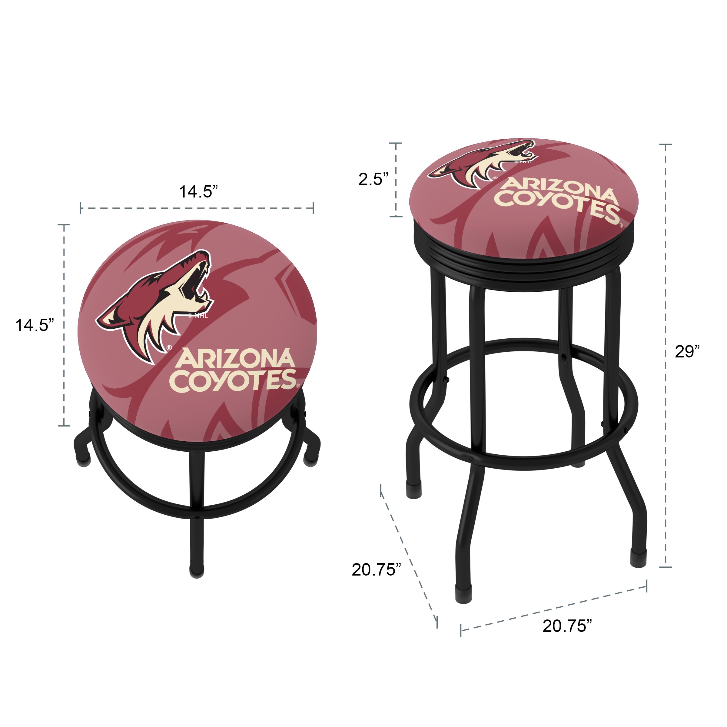 Trademark Gameroom NHL1006-AC stools - View #5