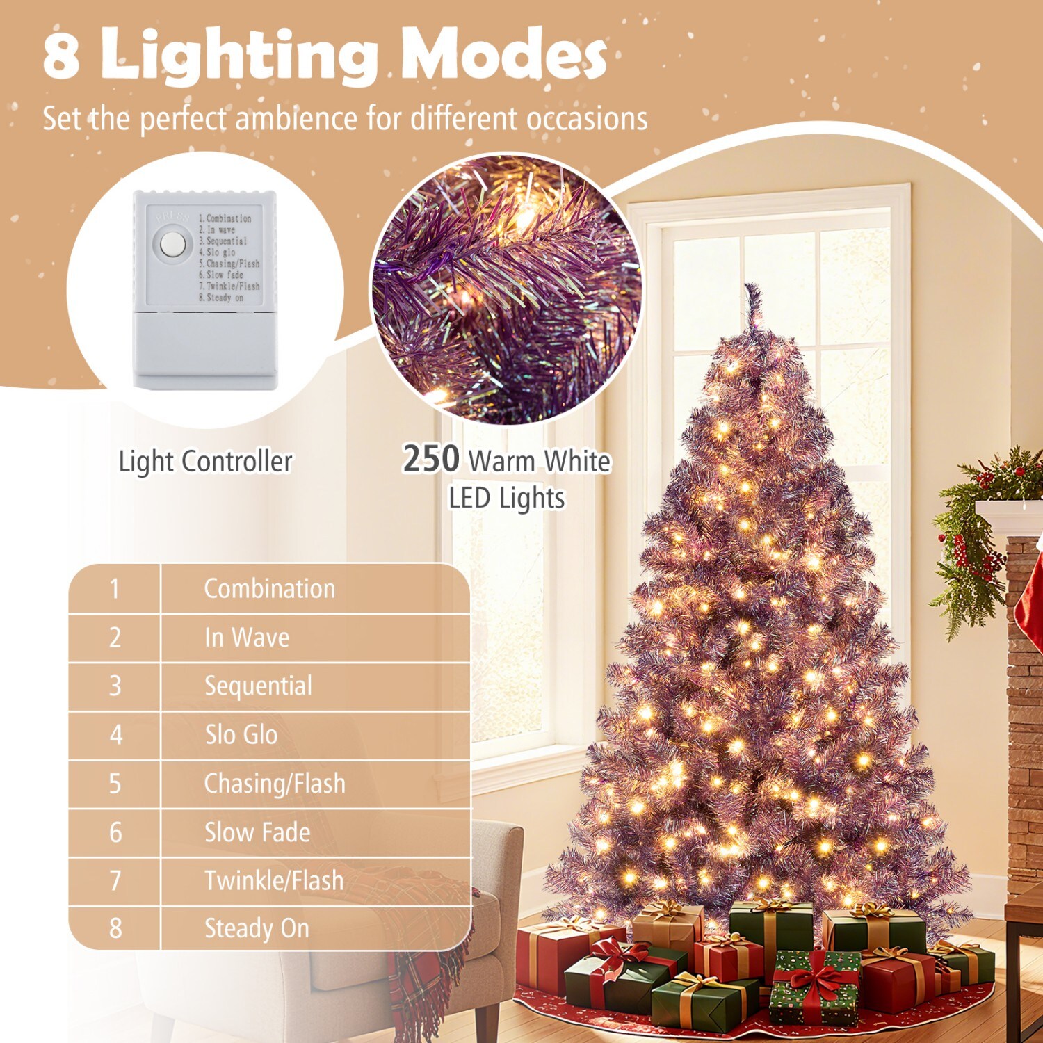 LIVIZA HYS25183USBUS Artificial-Christmas-Trees - View #4