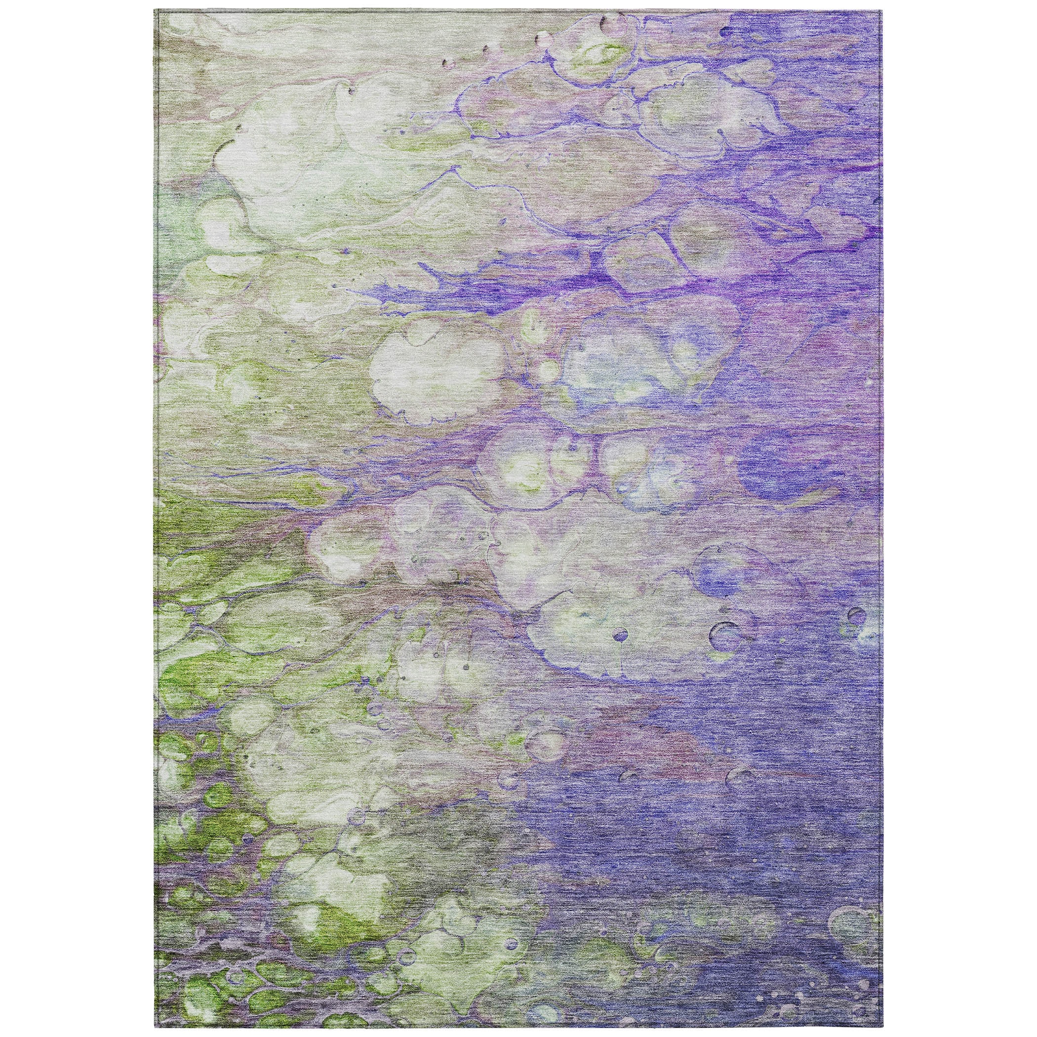 Addison Rugs ACN698PP8X10 Chantille ACN698PP 8 x 10 (ft) Polyester Purple Rectangular Indoor/Outdoor Geometric Machine washable Area rug