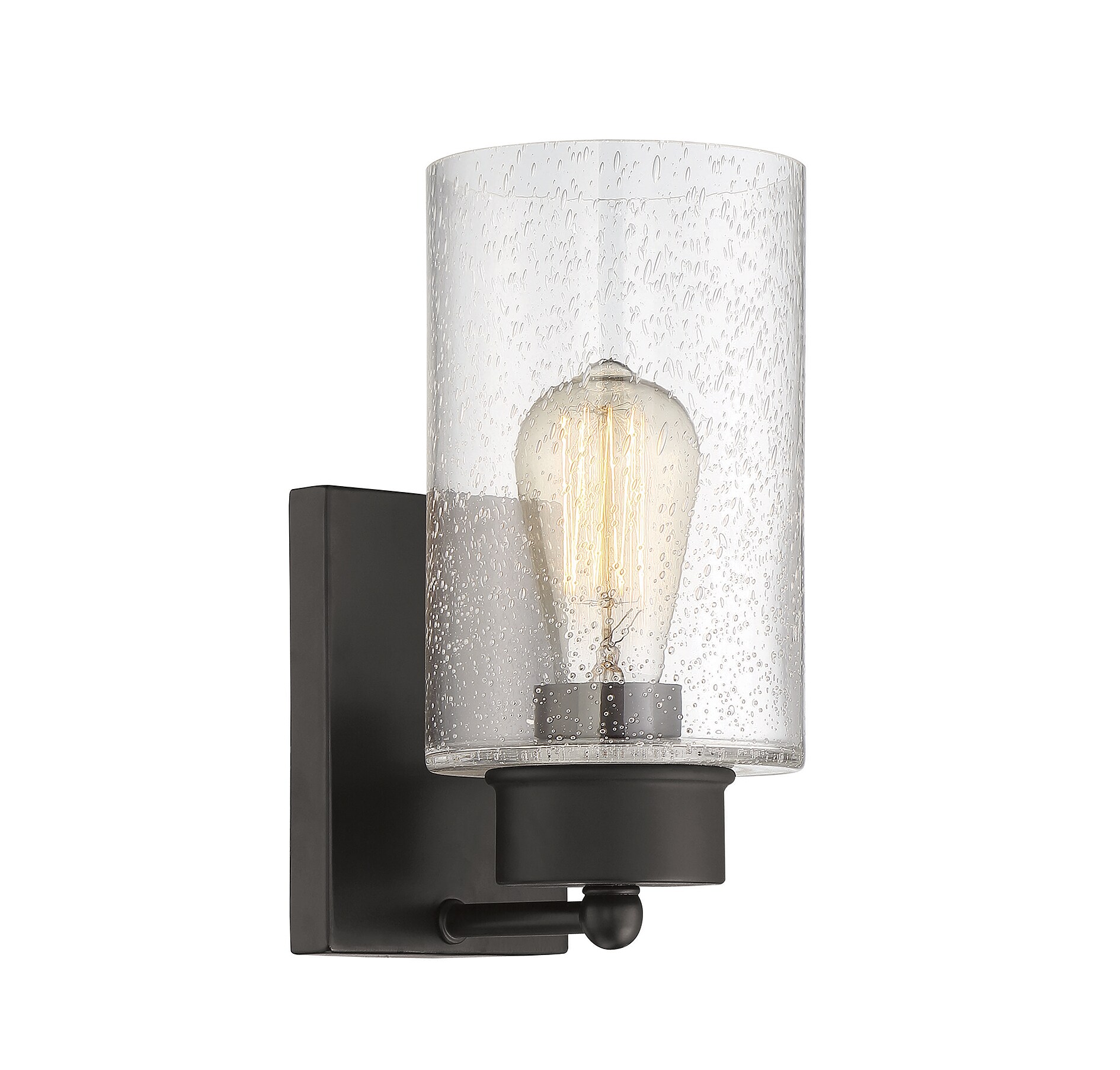 Meridian Lite Trends M90013ORB Meridian 5-in W 1 -Light Brushed Bronze Coastal Wall Sconce