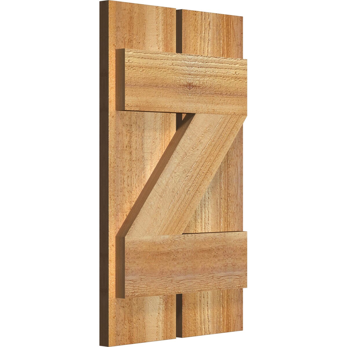 Ekena Millwork RBS06Z11X019RWR Exterior-Shutters - View #2