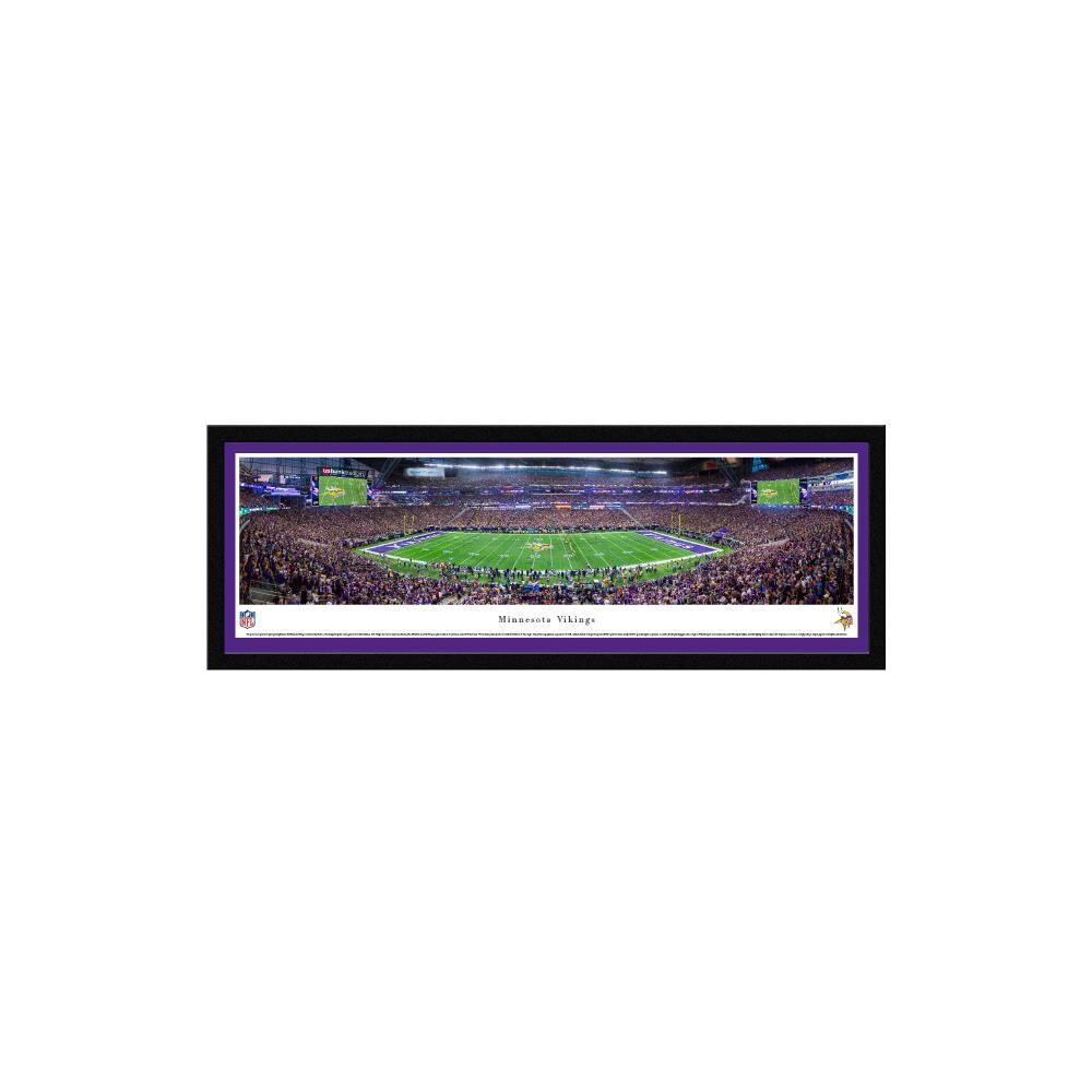 Blakeway Panoramas Minnesota Vikings White Out Game Framed Panoramic  Picture