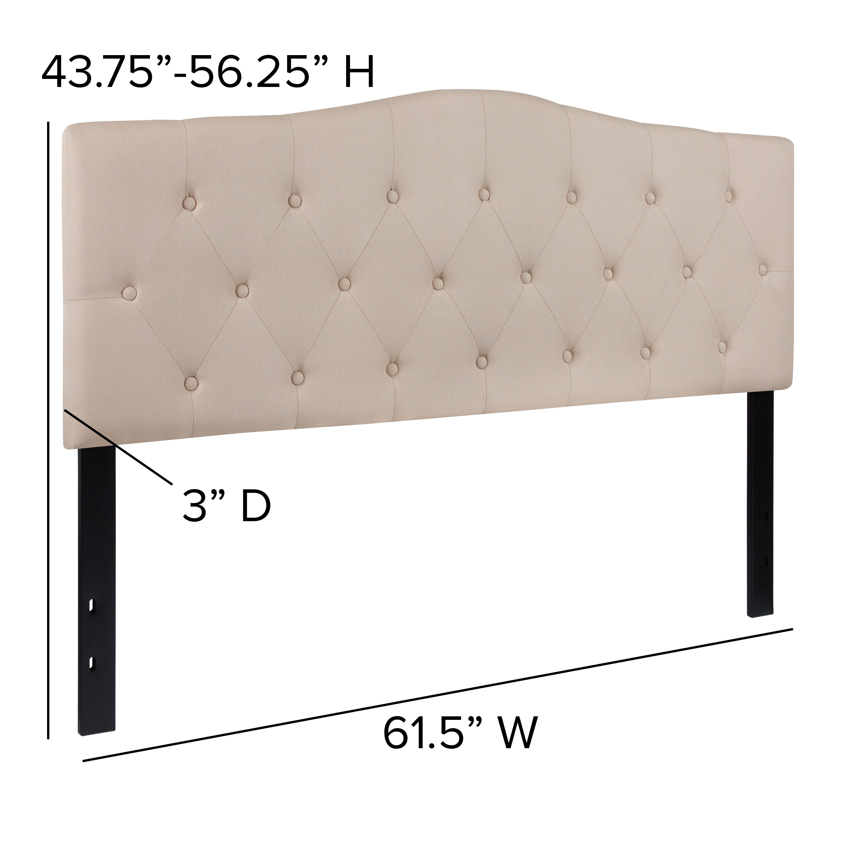 Emma + Oliver 889142473886 Upholstered-Headboards - View #3