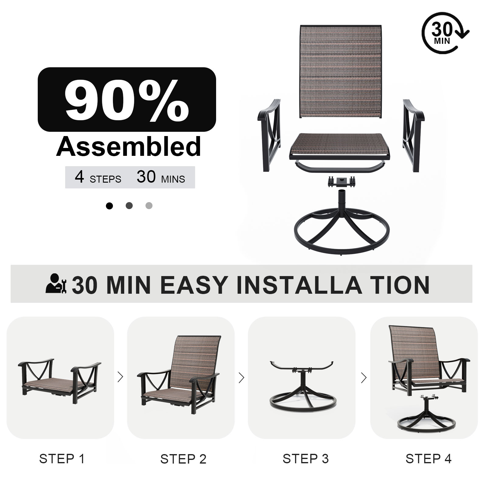ALAULM LS-TSL-SWIVLCHAIR Patio-Chairs - View #8