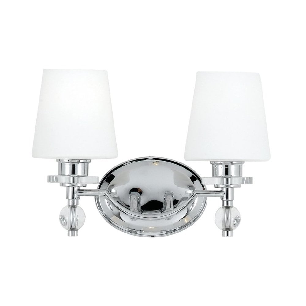 Quoizel HS8602C Hollister 14-in 2-Light Polished Chrome Transitional Vanity Light