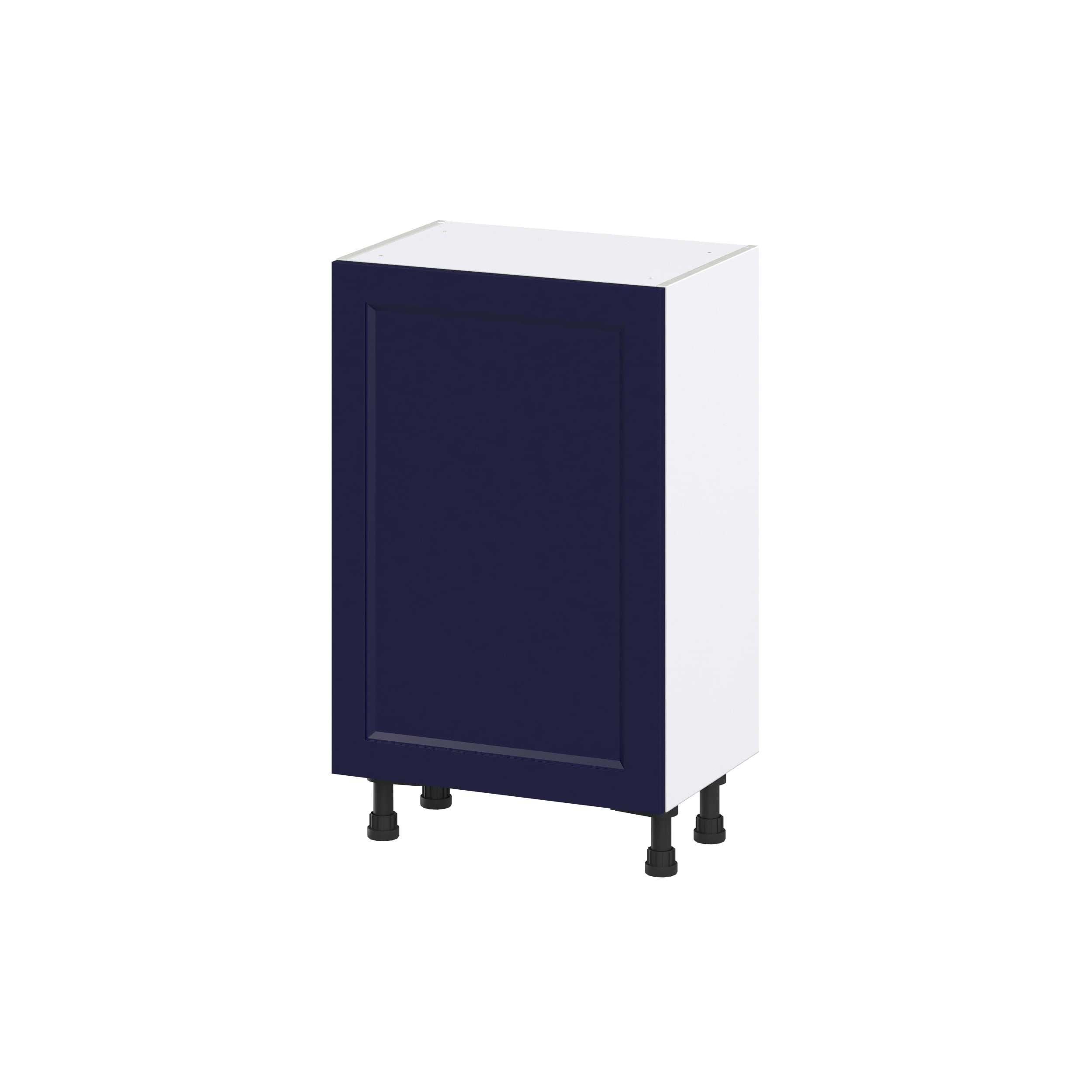 Hugo&Borg Riviera 21-in W x 34.5-in H x 14-in D Bright White Base Fully Assembled Cabinet (Recessed Panel Shaker Door Style)