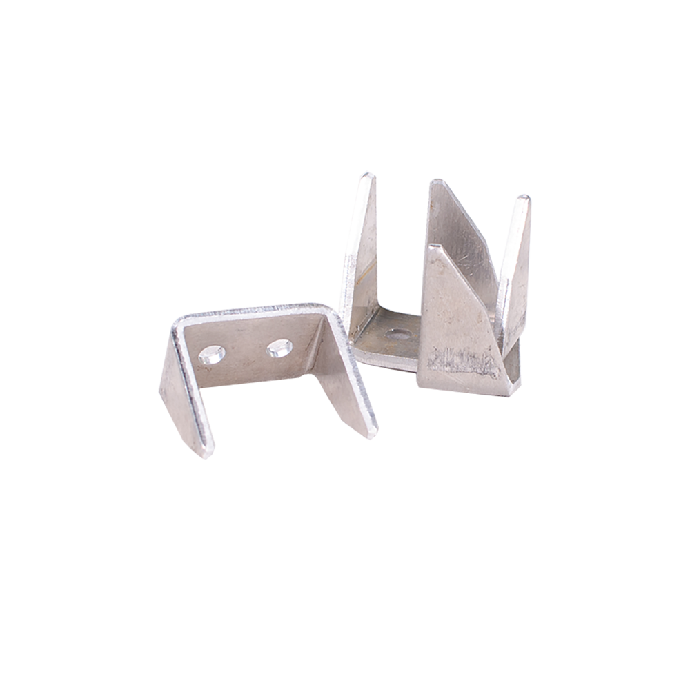 Harmony Railing Metal Rail Bracket for Aluminum Deck Panels, Unfinished, 1-in x 1-in, Compatible with Aluminum Railing Systems