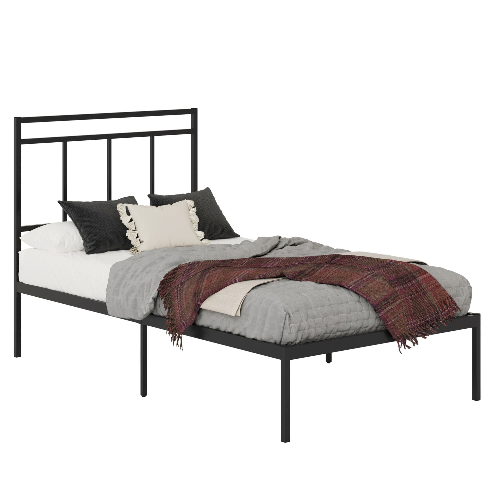  Cannery Bridge Platform Bed Black finish