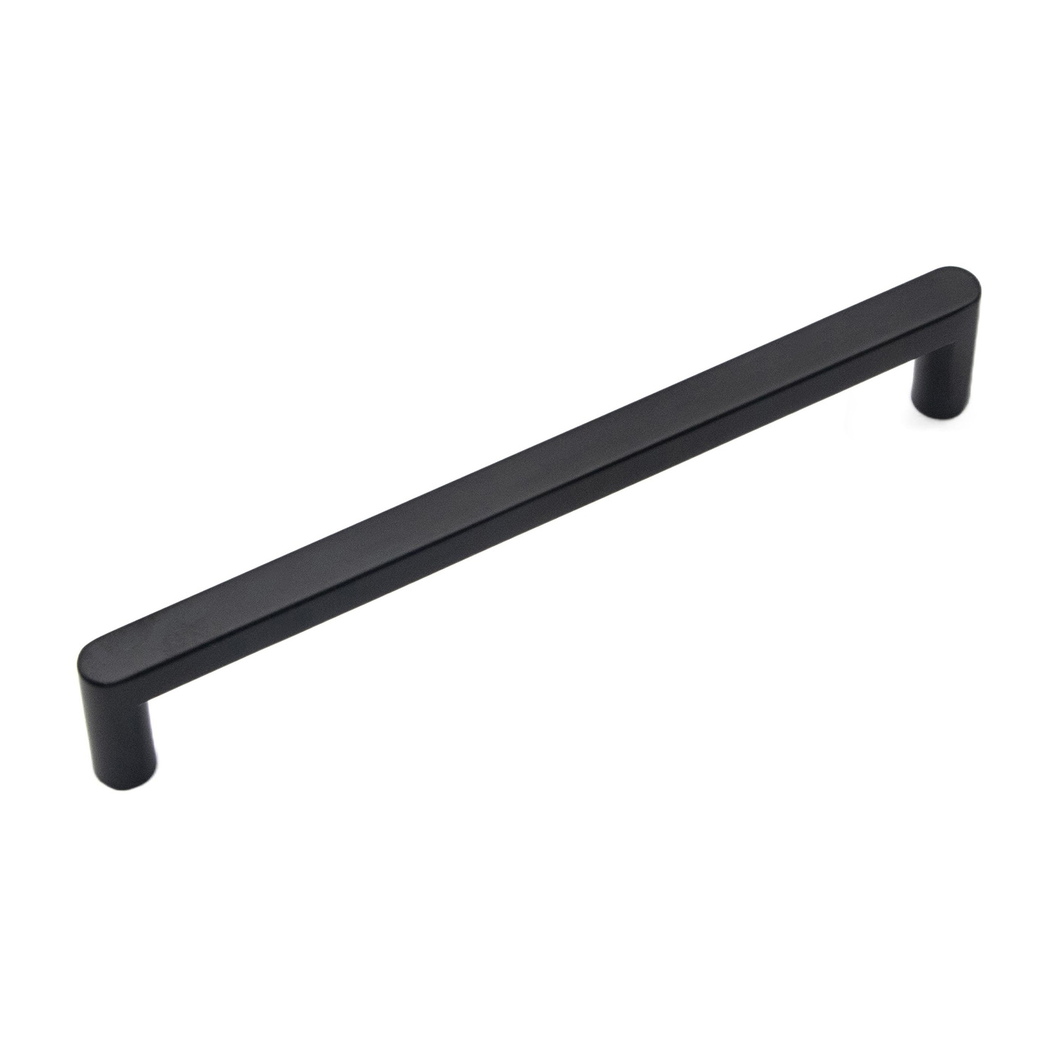 Hickory Hardware Heritage Designs Bristol 6-5/16-in , 160mm Center to Center Matte Black Rectangular Handle Drawer Pull 10 -Pack #R080552MBX-10G