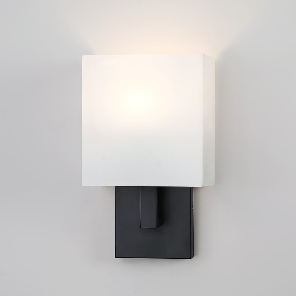 True Fine TD10041W Crass 7.25-in W 1 -Light Matte Black Wall Sconce