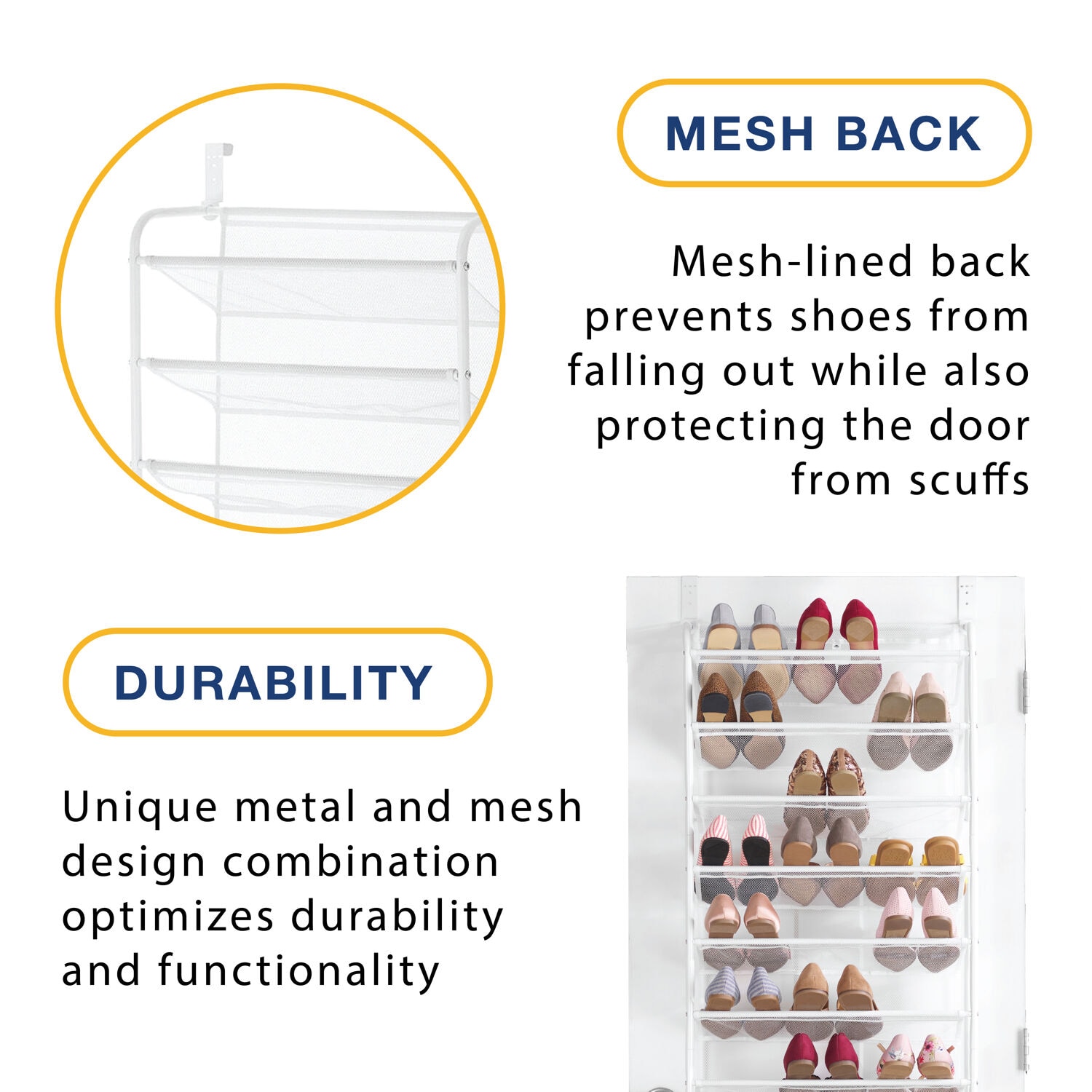 Whitmor 6037-7037-WHT-SIOC Shoe-Racks - View #5