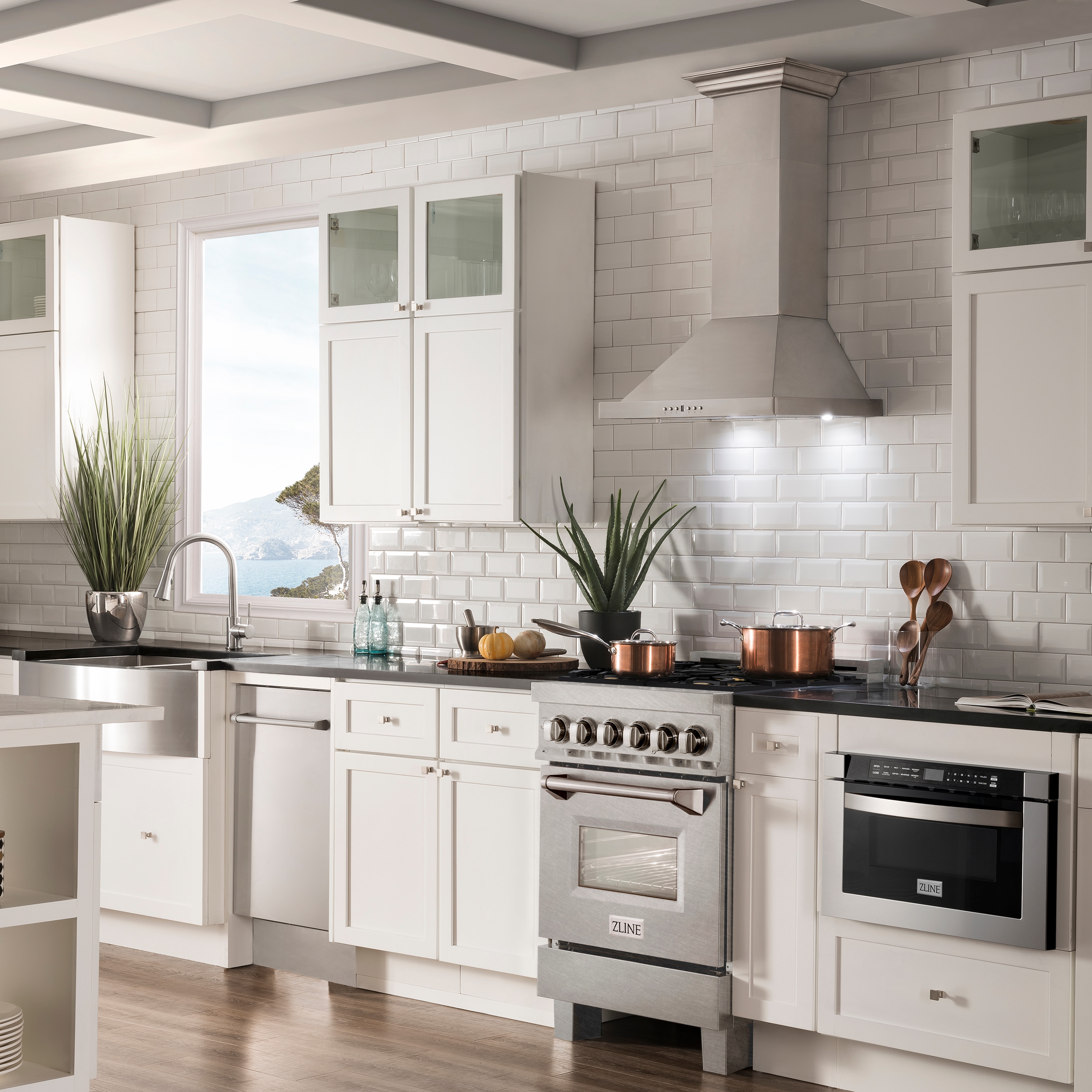 ZLINE KITCHEN & BATH RA-WM-24 Dual-Fuel-Ranges - View #3