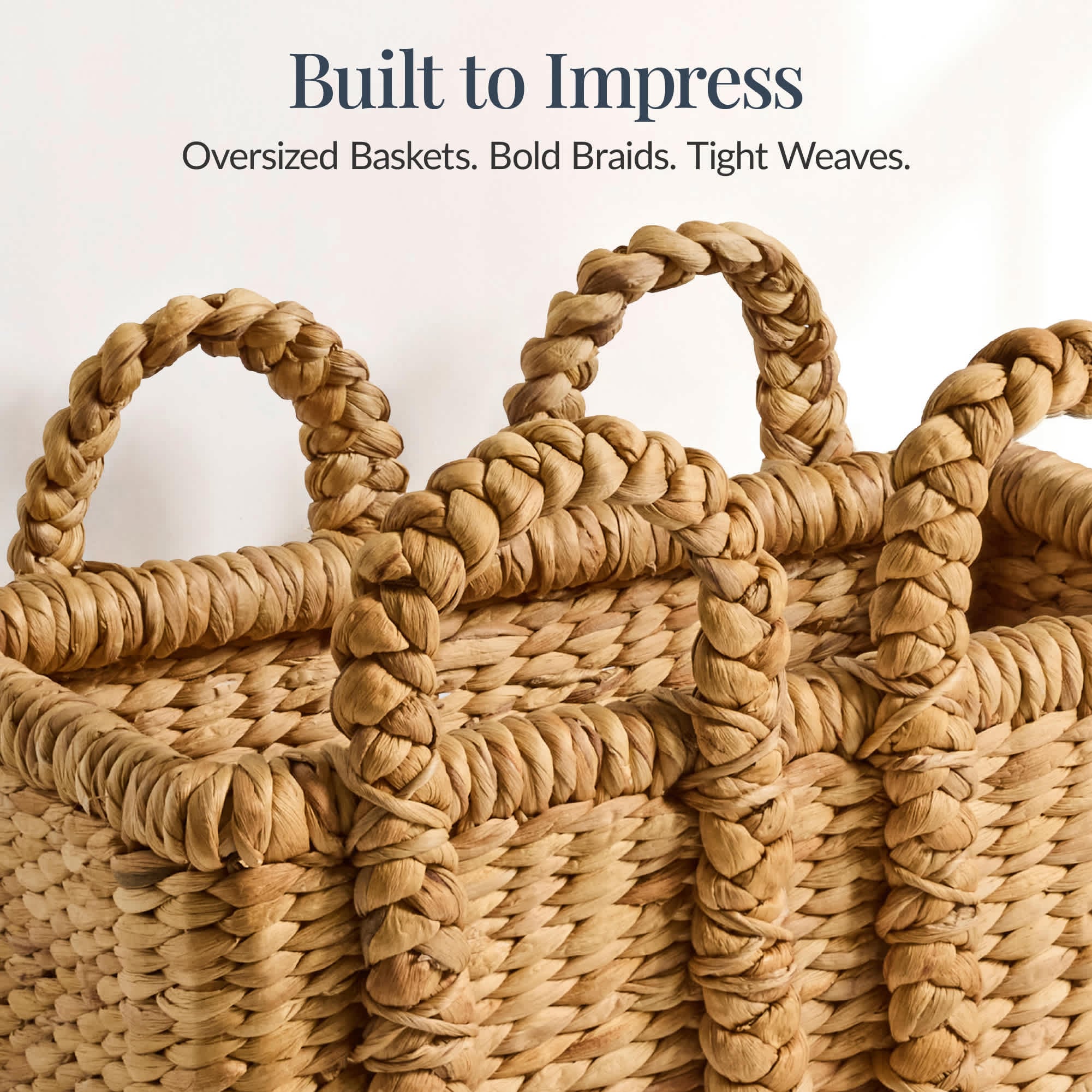 Best Choice Products 3Pc Shelf Baskets Small Large and XL Chunky