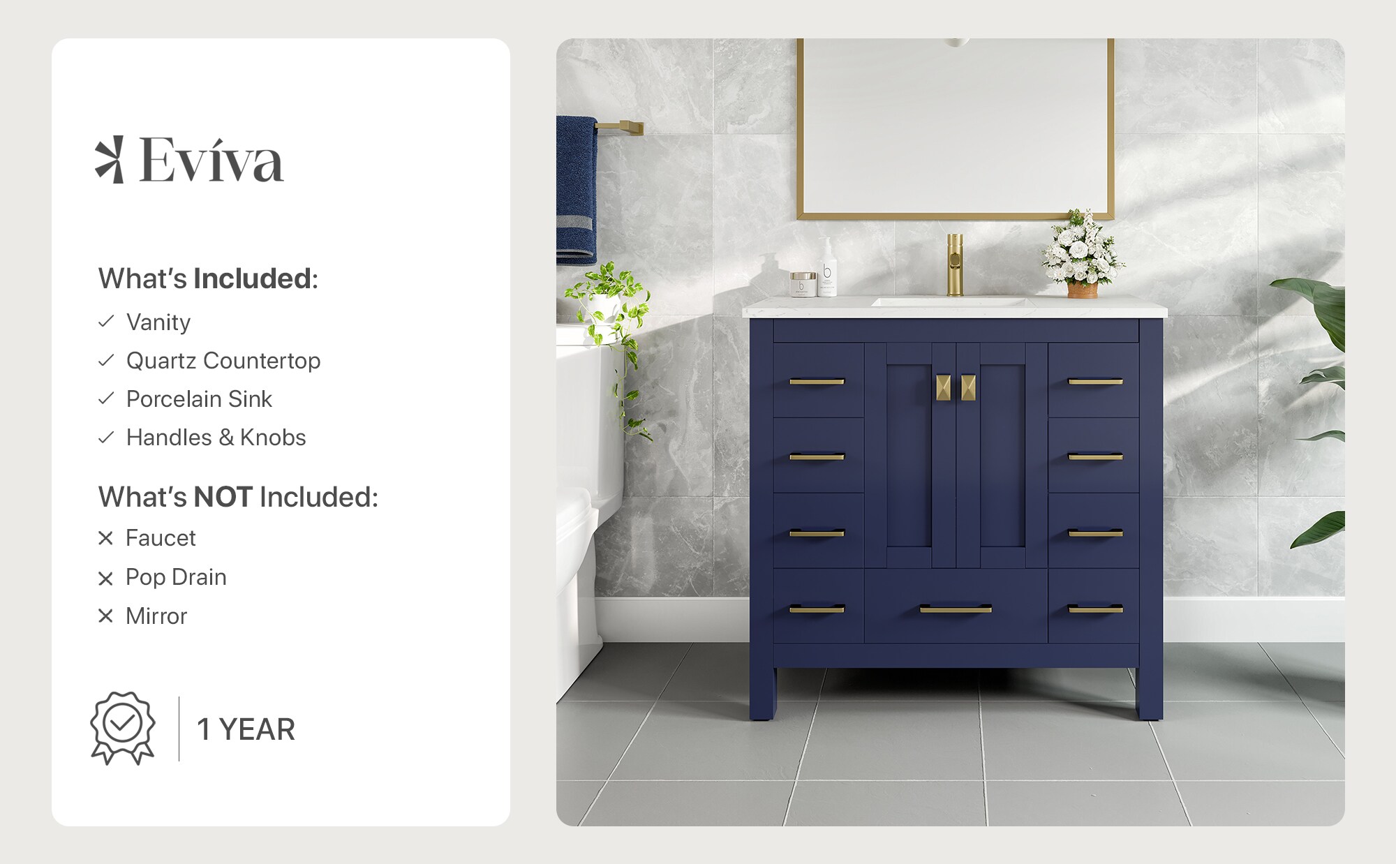 Eviva EVVN411-36X18BQ Bath-Vanity-Combo - View #9