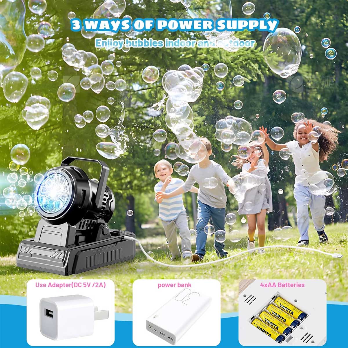 Aoibox LABBM2928 Fog-Bubble-Machines - View #3
